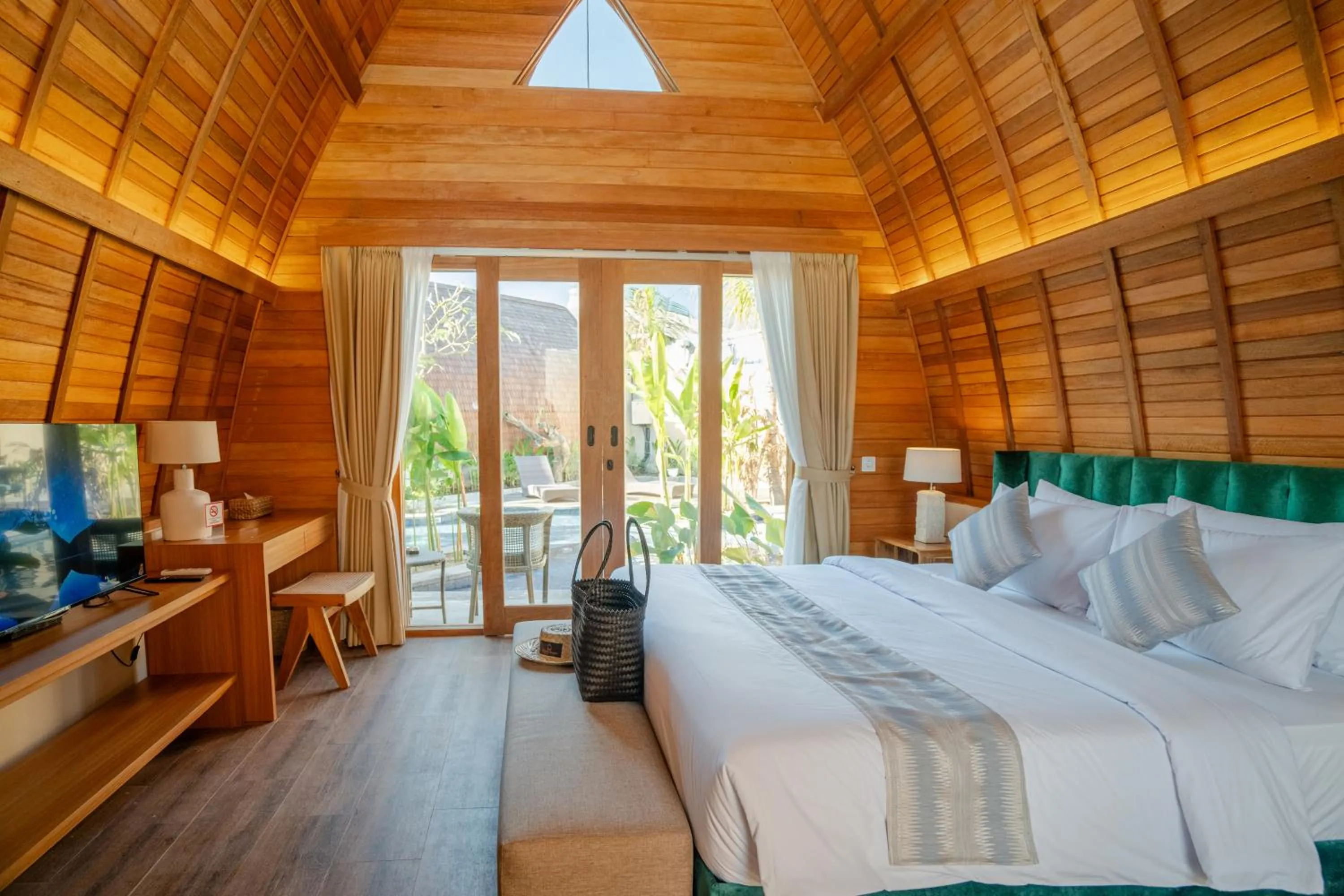 Bed in Abian Klumpu Villa & Spa Sanur Bali