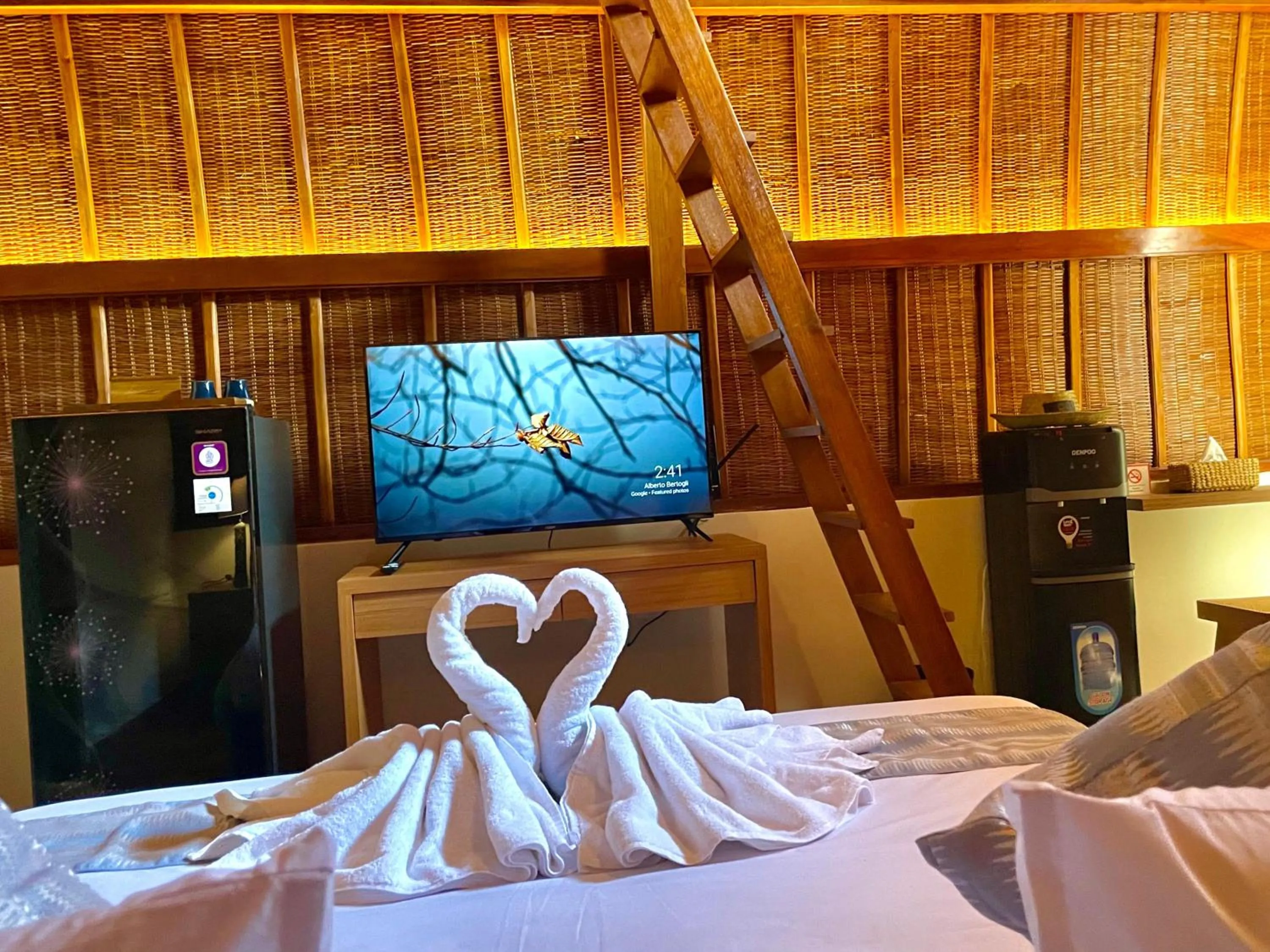 Bed in Abian Klumpu Villa & Spa Sanur Bali