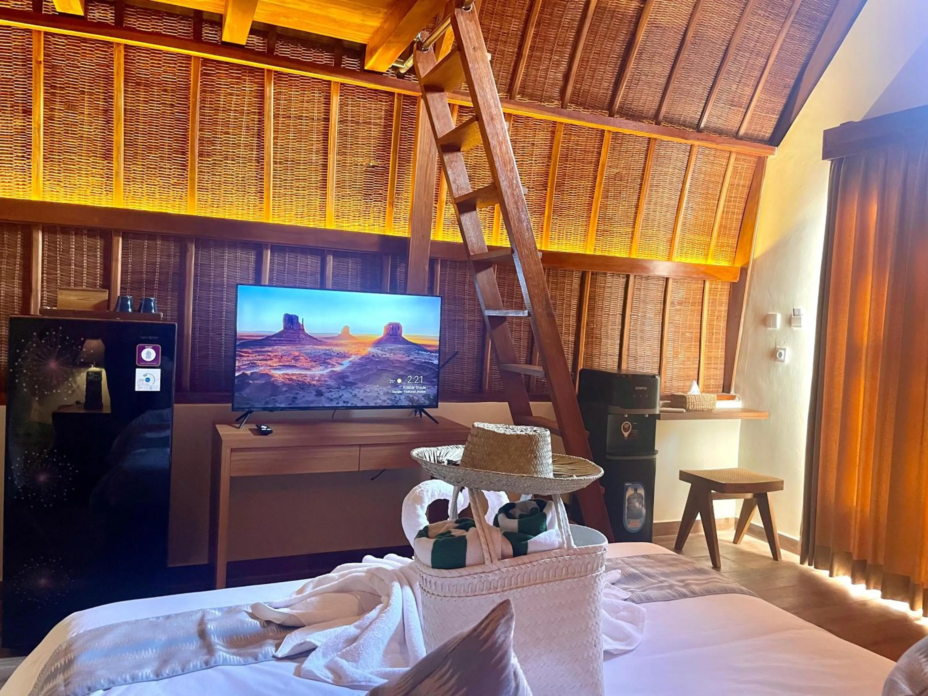 Bed in Abian Klumpu Villa & Spa Sanur Bali