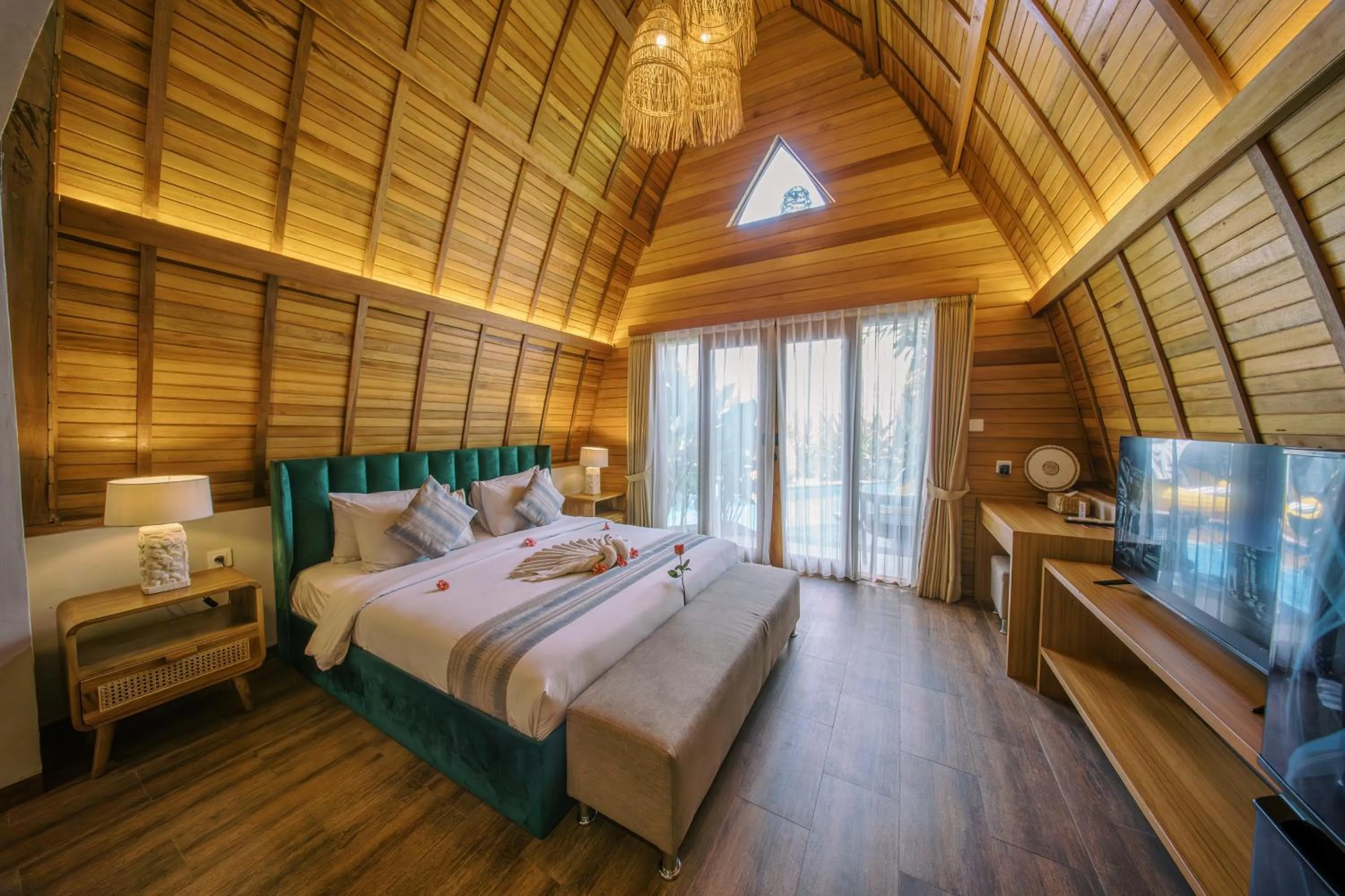 Photo of the whole room, Bed in Abian Klumpu Villa & Spa Sanur Bali