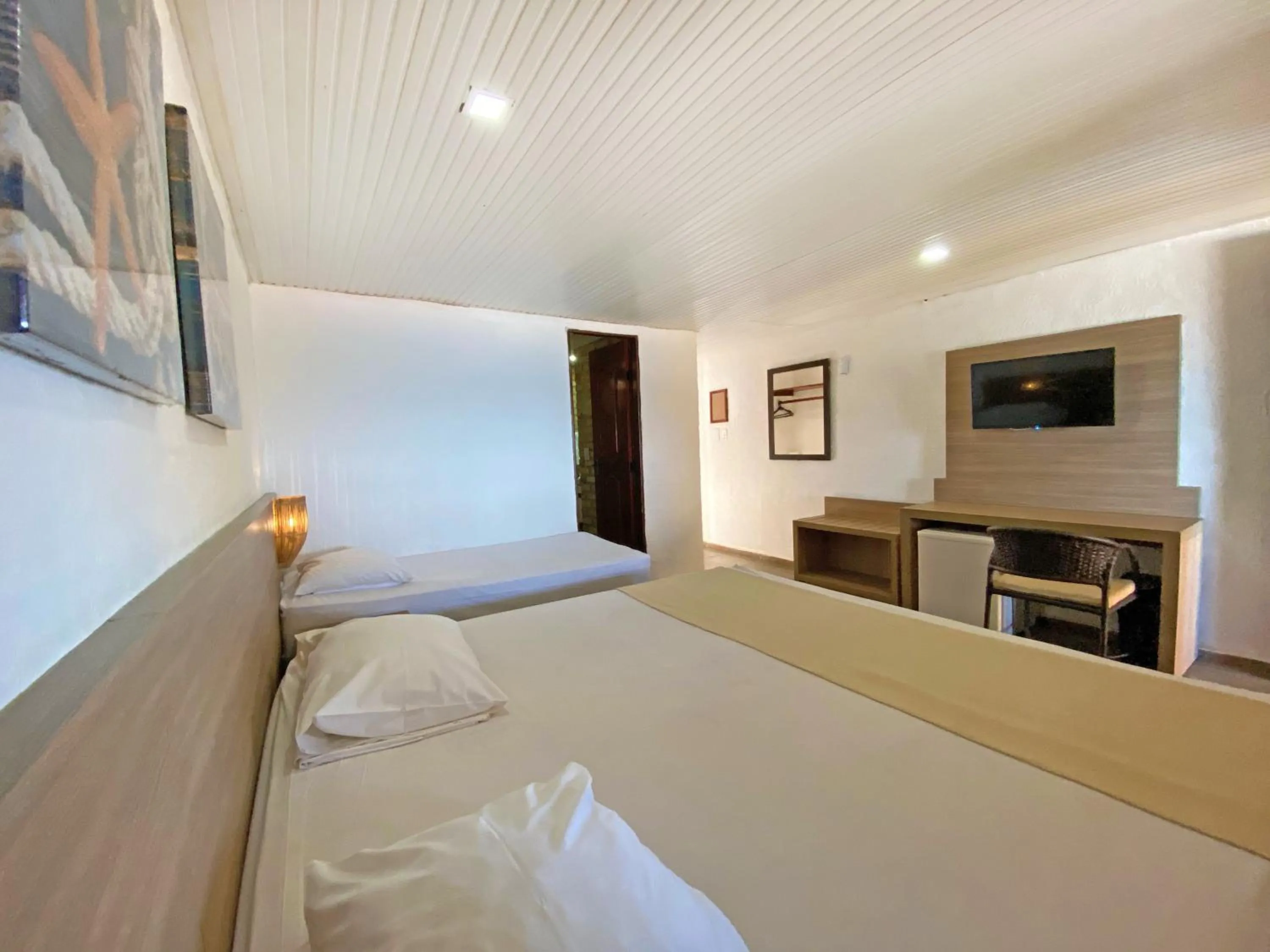 Bed in Hotel Parque das Fontes