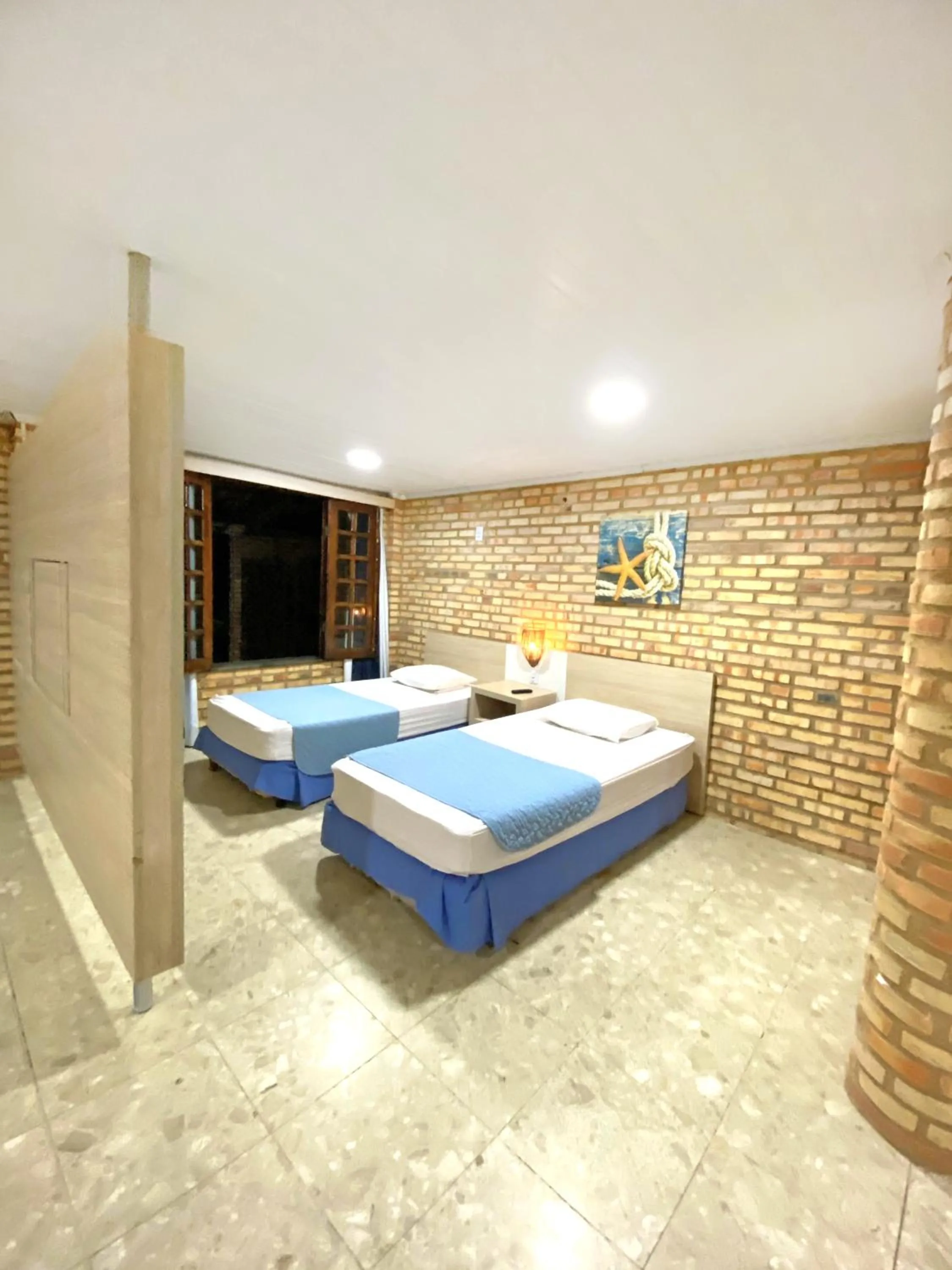 Bed in Hotel Parque das Fontes