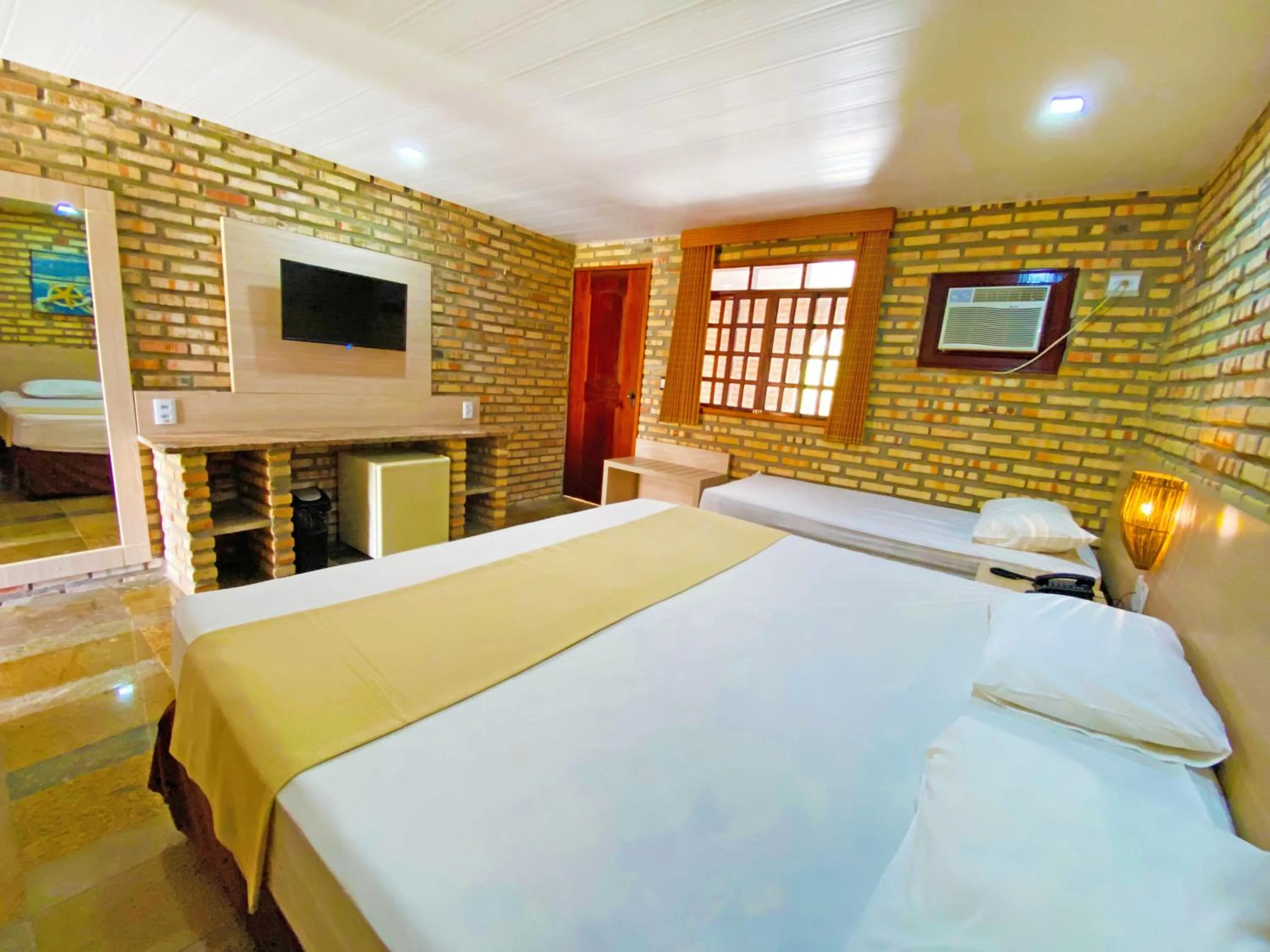 Bed in Hotel Parque das Fontes