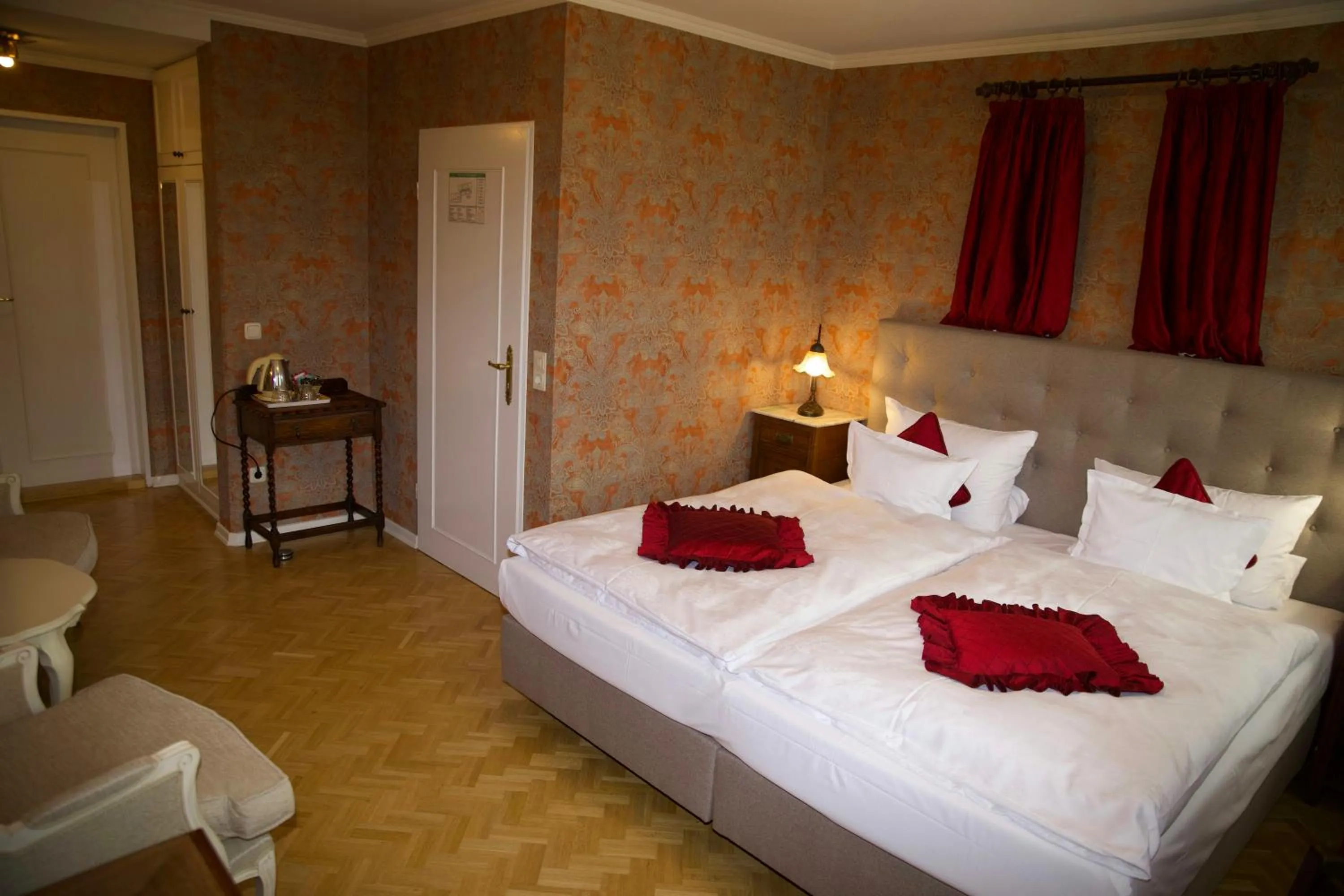 Bed in Hotel Goldener Anker