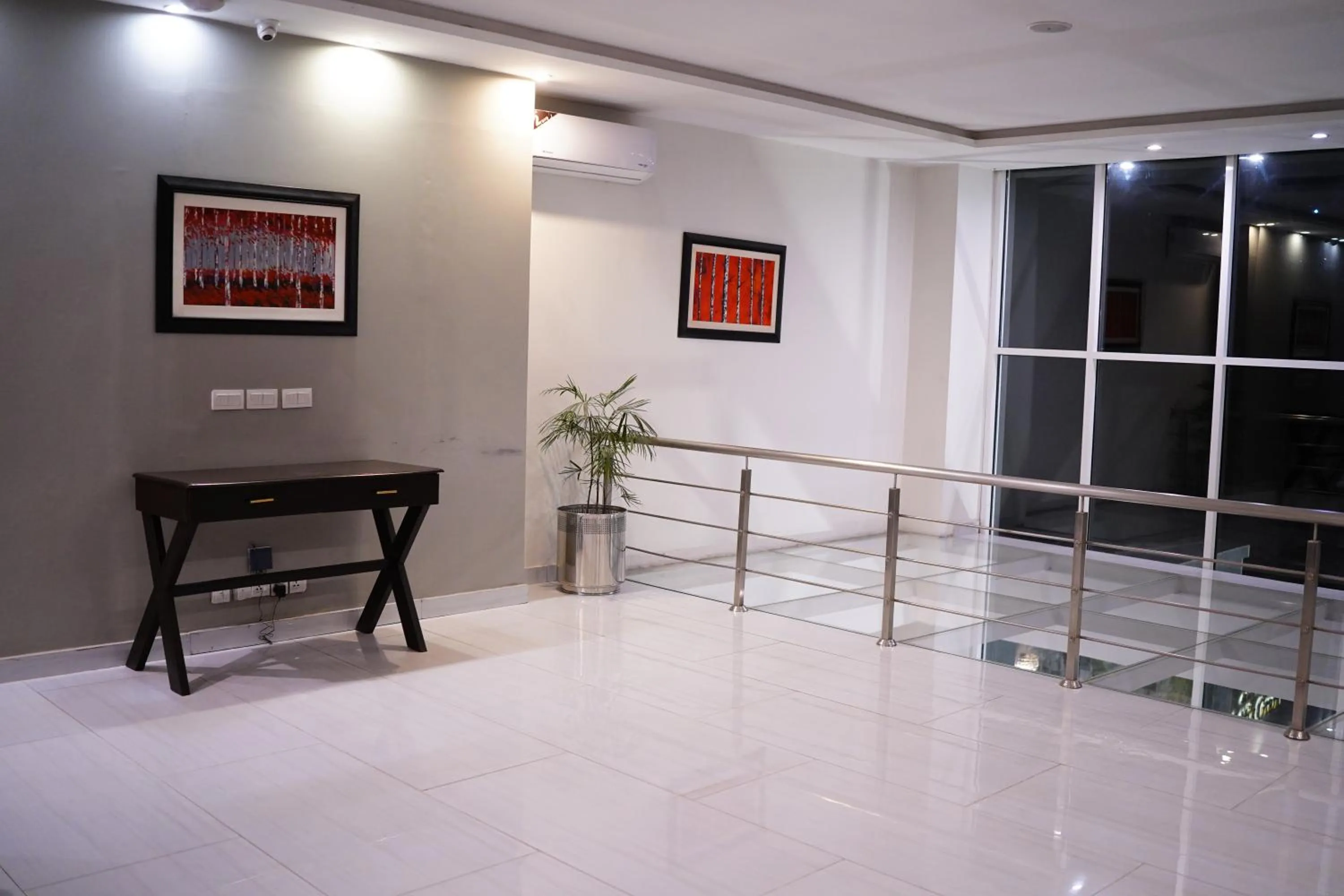 Seating area in Faletti’s Grand MM Alam Road