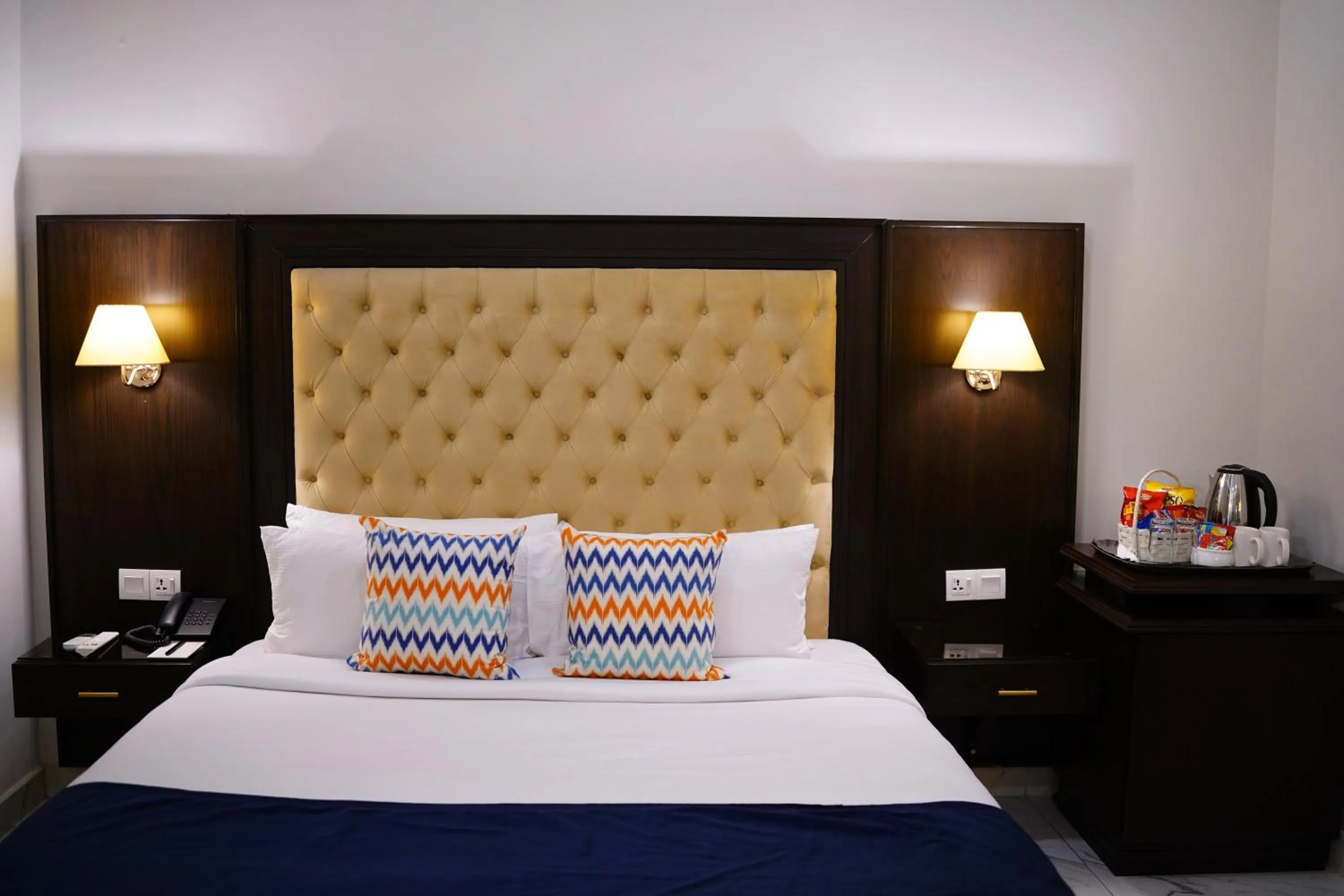 Bed in Faletti’s Grand MM Alam Road