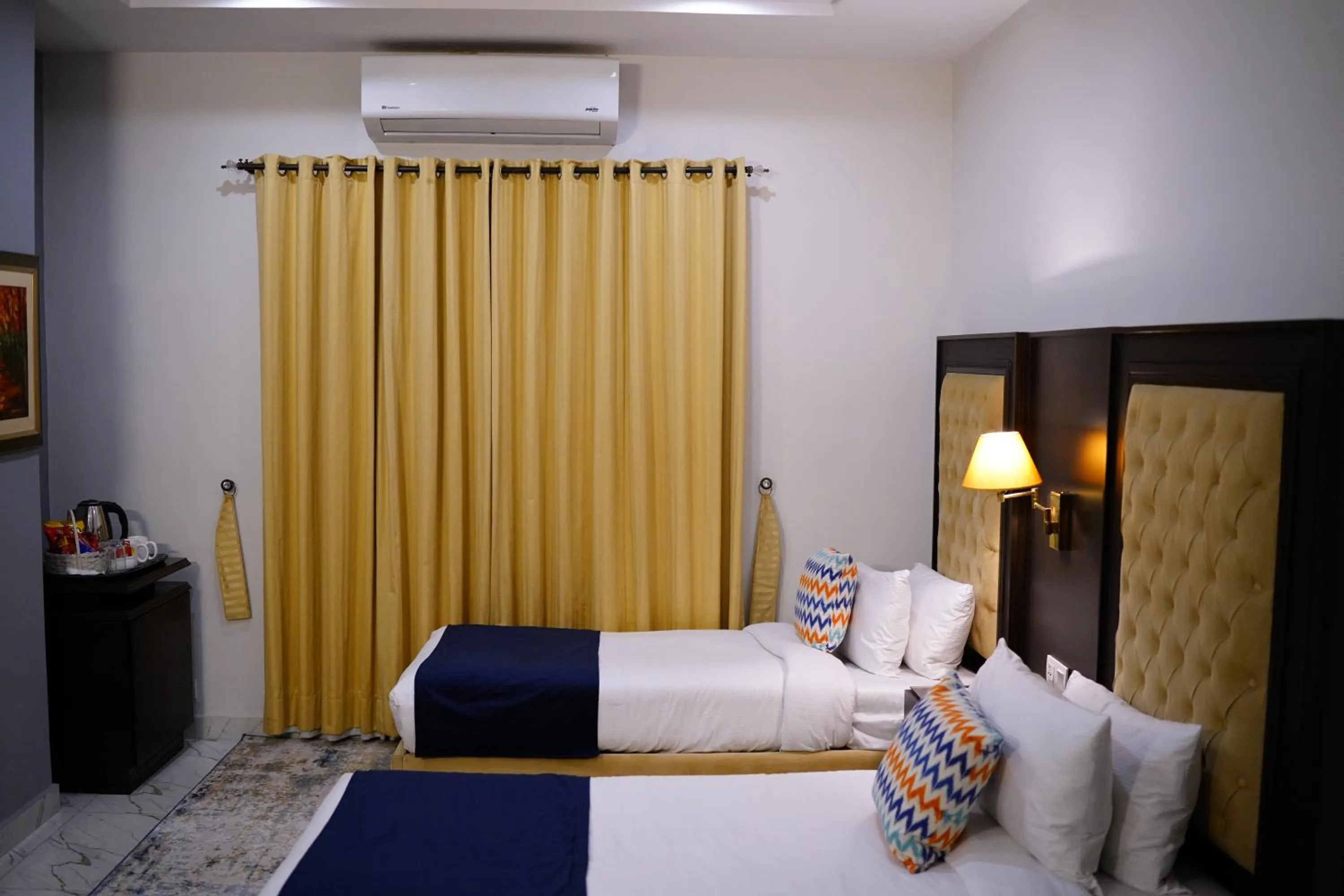 Bed in Faletti’s Grand MM Alam Road