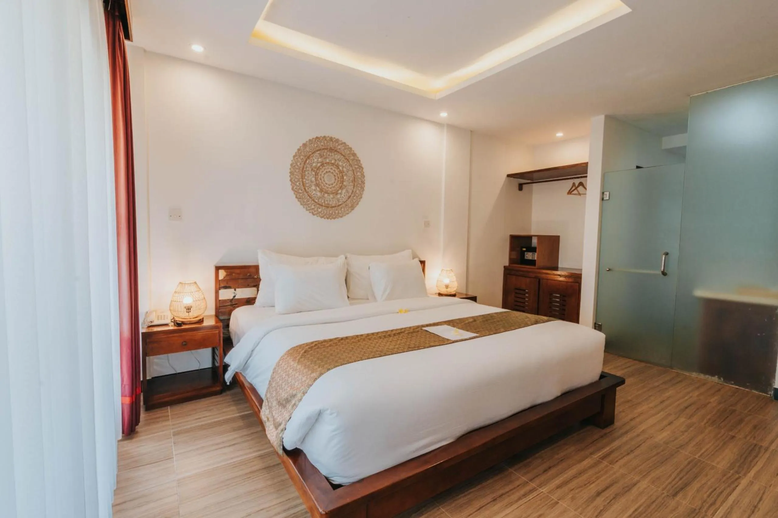 Bed in Alam Penari Resort Ubud