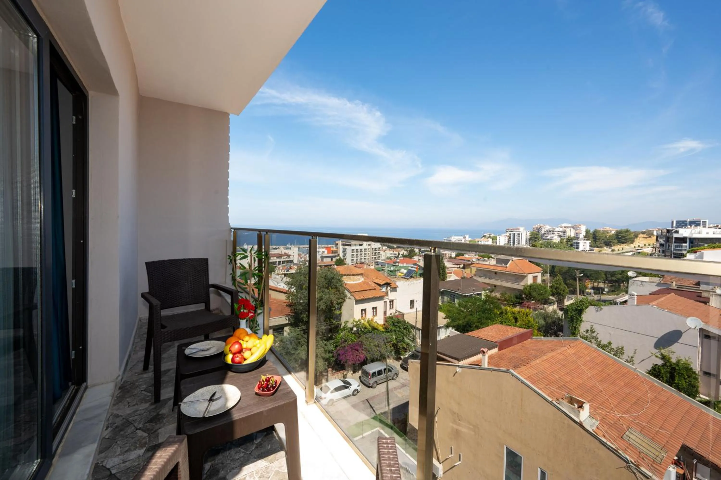 Balcony/Terrace in Otel Carpediem Gold Kuşadası