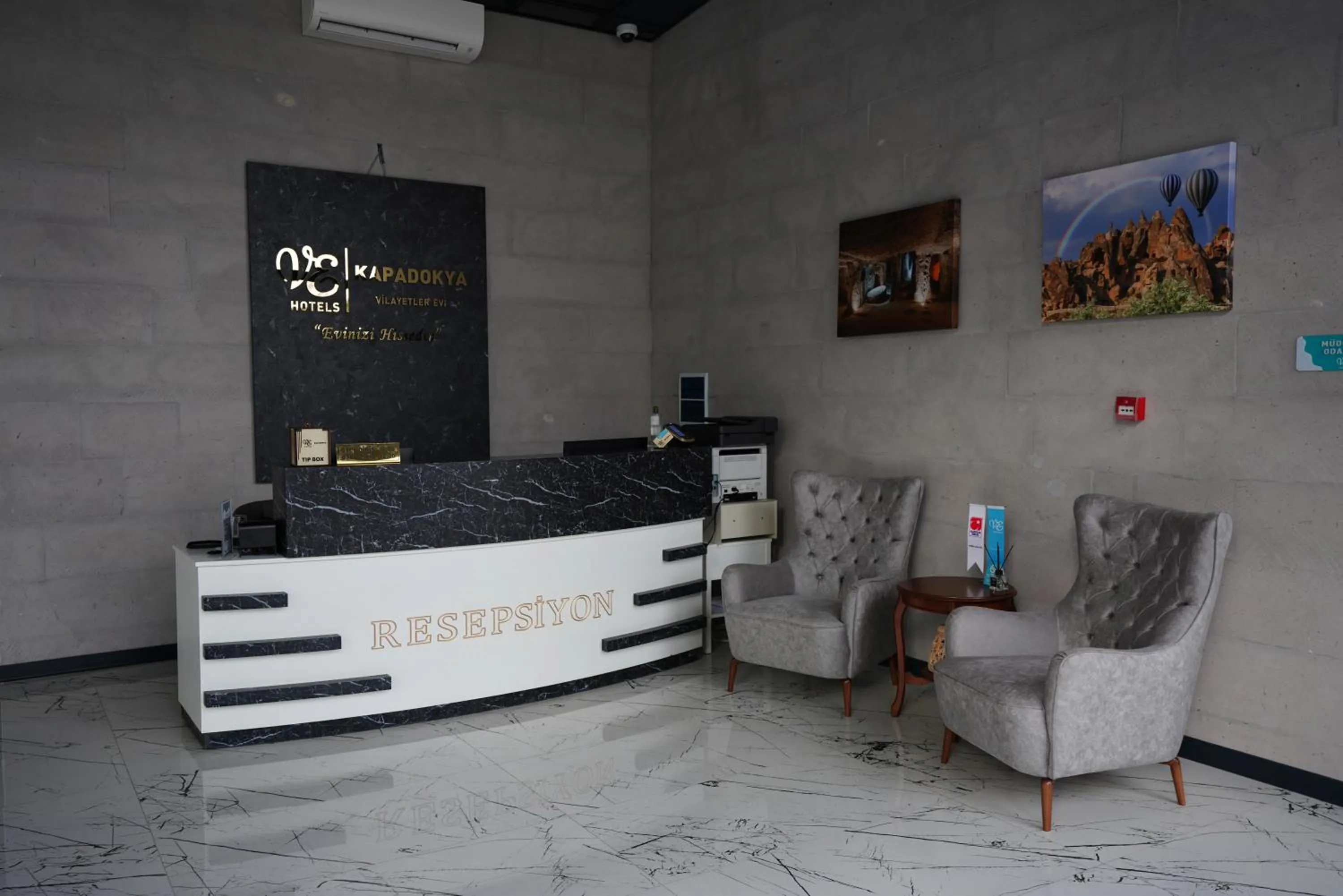 Lobby or reception in VE HOTELS KAPADOKYA