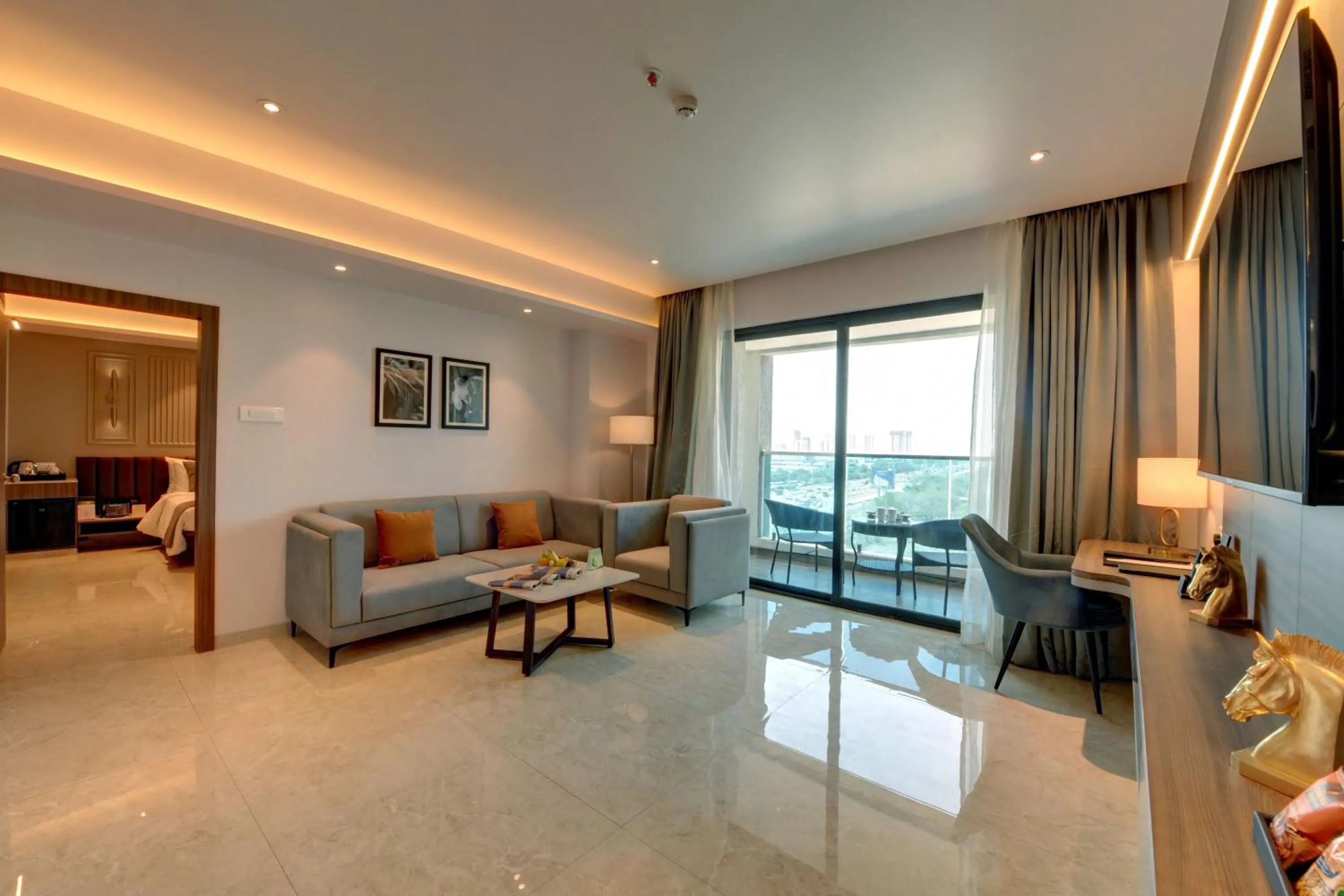 Living room in The Fern Residency, Bhiwandi-Pimplas