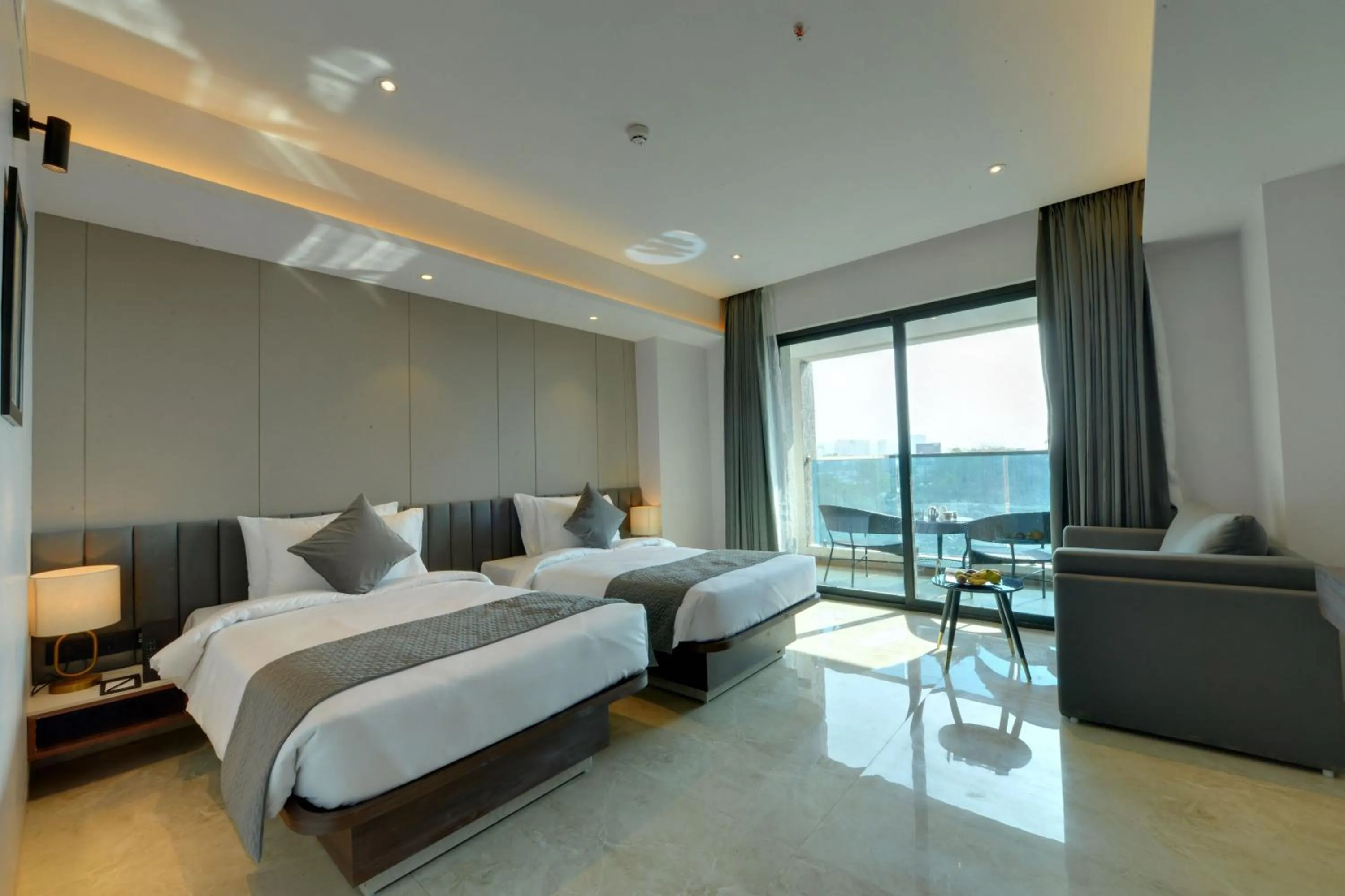 Bedroom, Bed in The Fern Residency, Bhiwandi-Pimplas