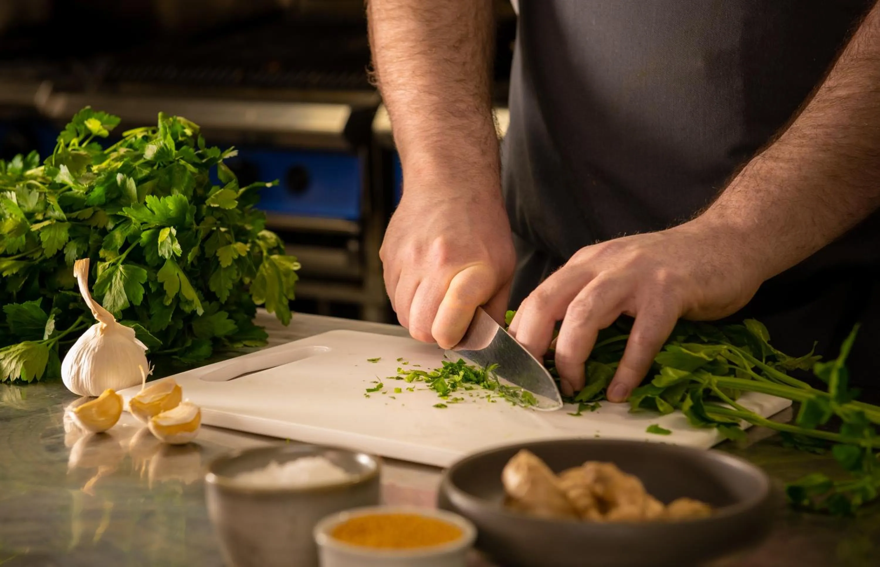 kitchen in The Red Lion & Manor House