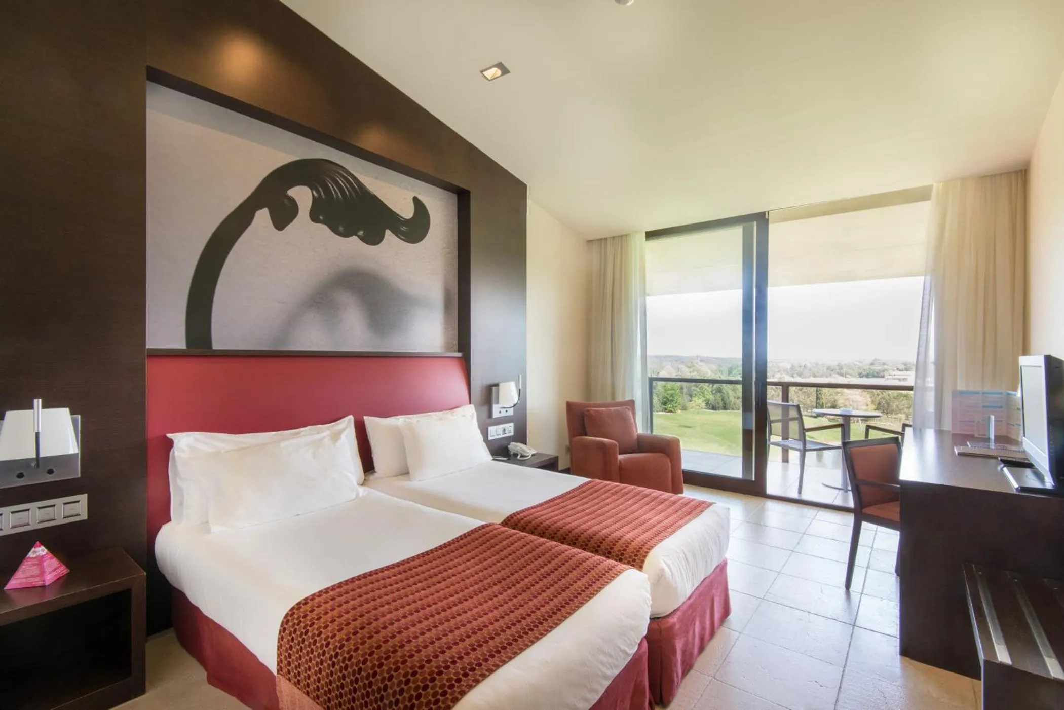 Photo of the whole room, Bed in Hotel Mas Solà