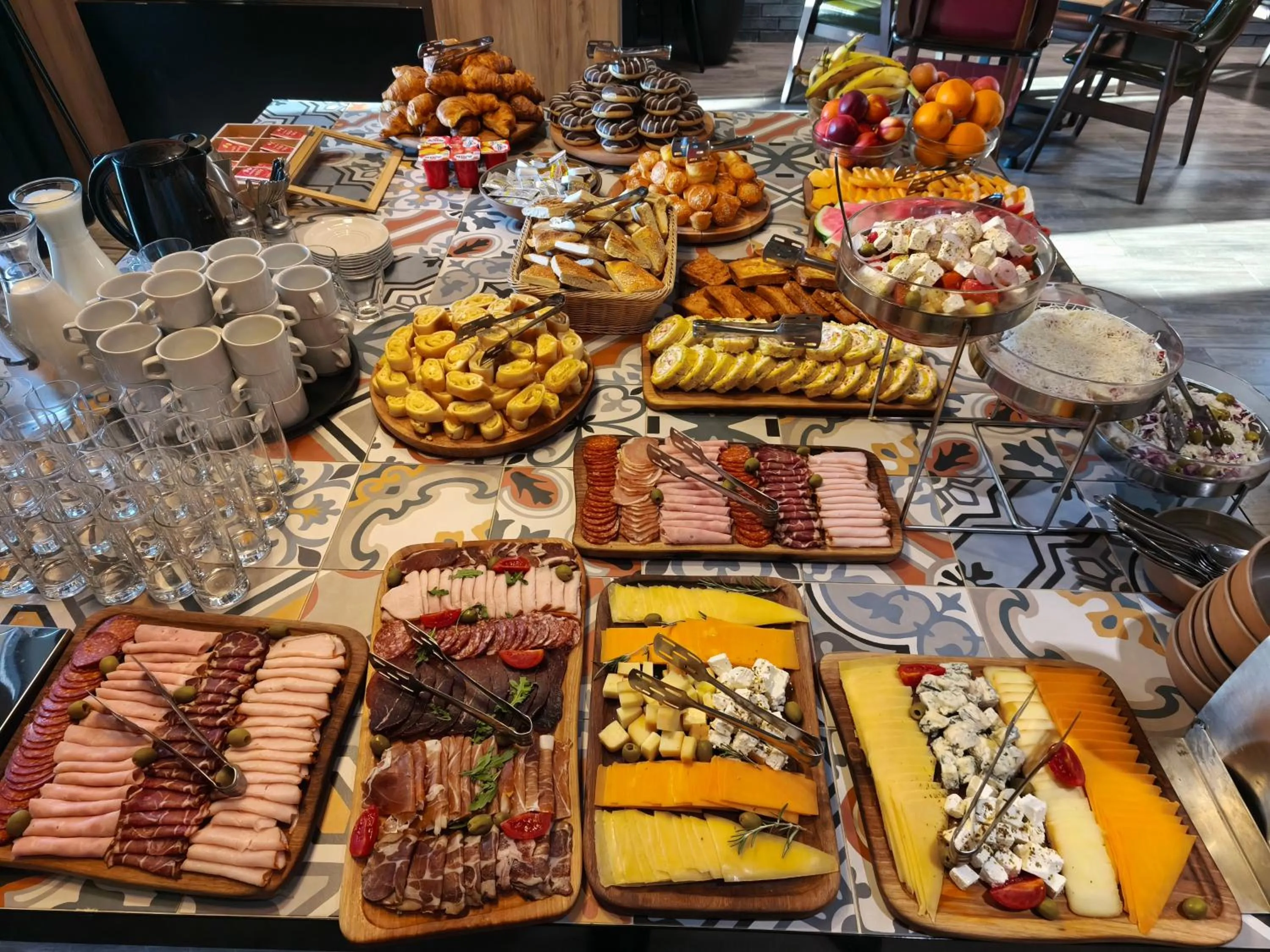 Breakfast in Hotel Vojvoda Putnik