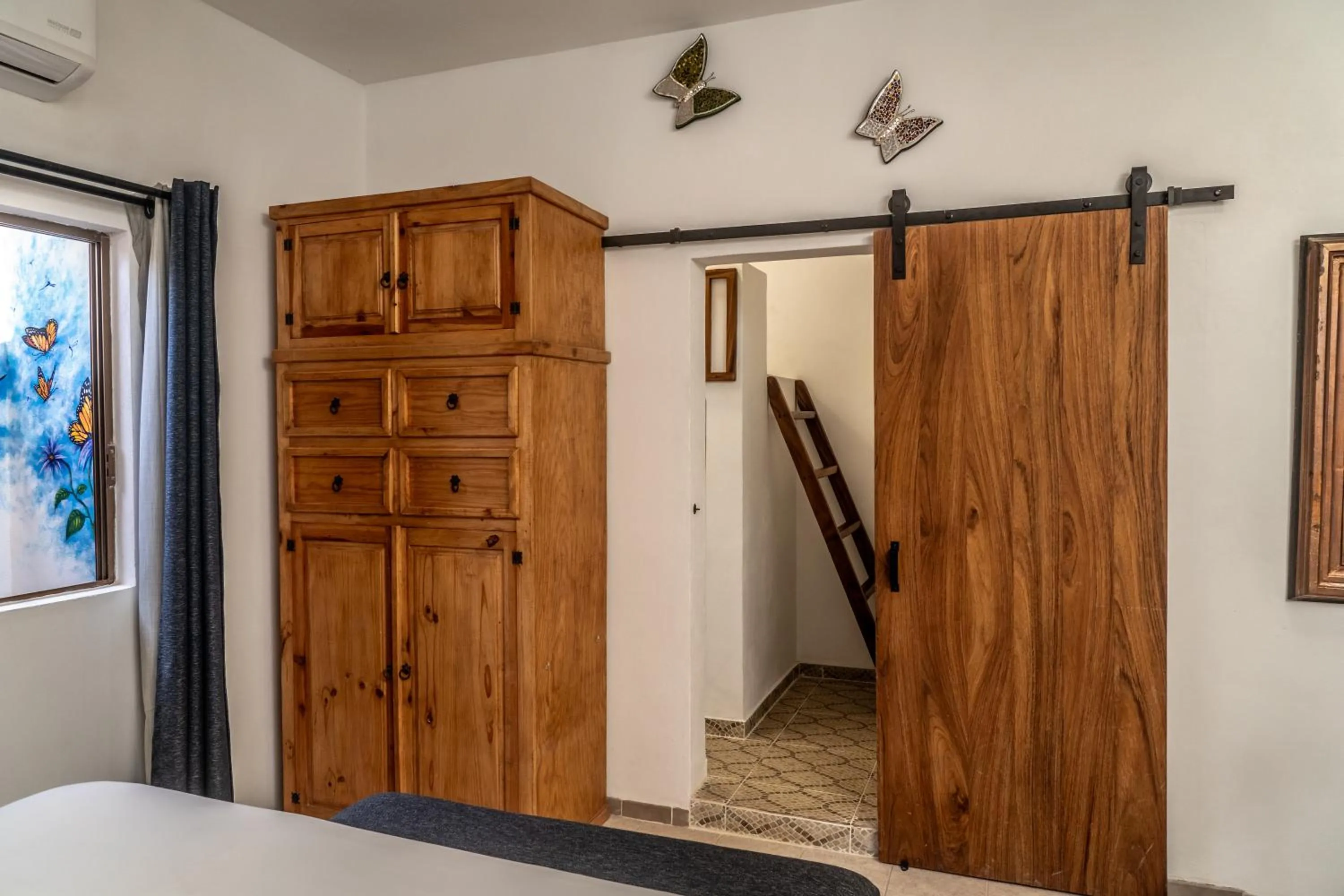 Bed in 5 Frogs Hotel Bucerias