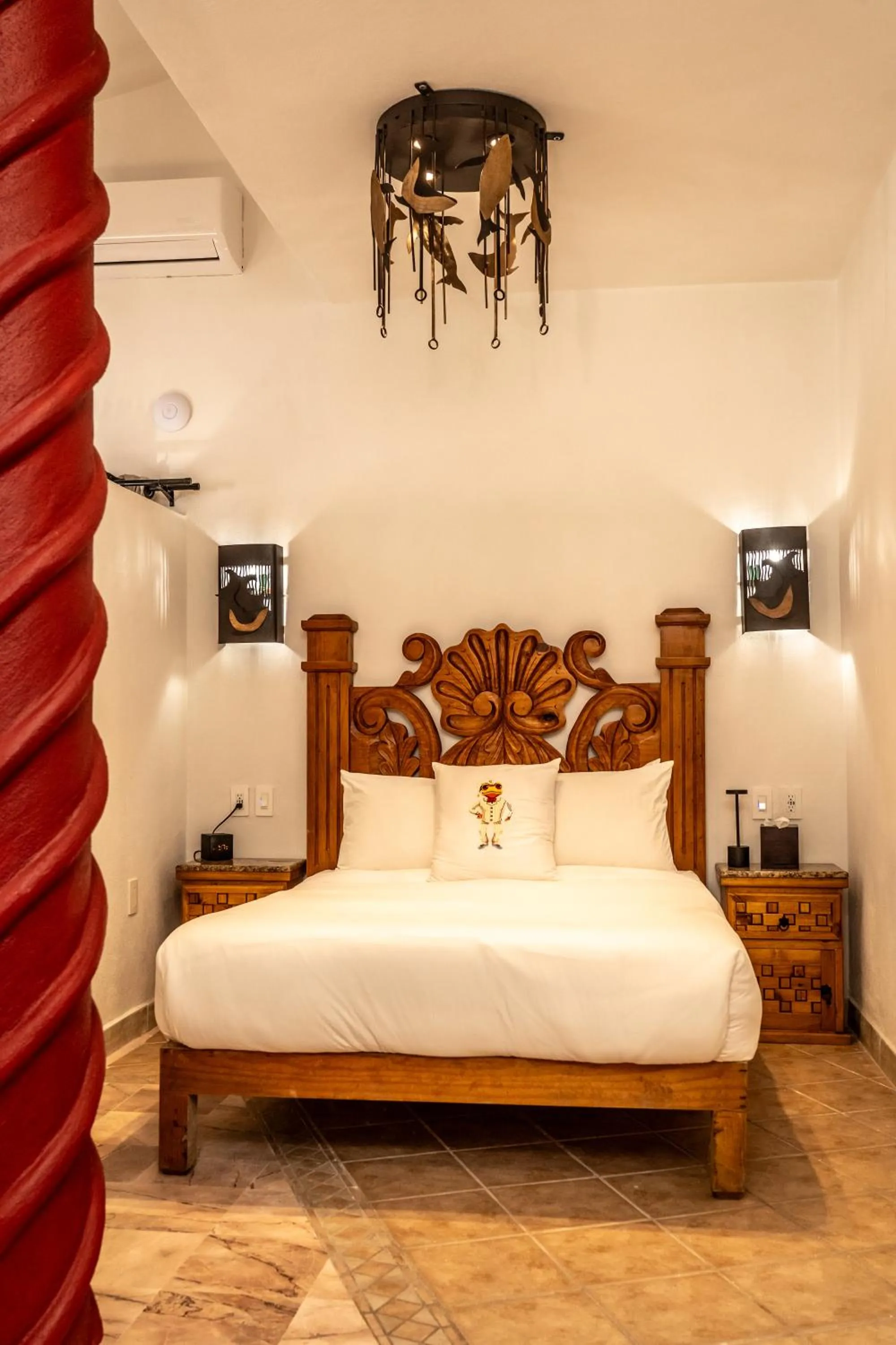 Bed in 5 Frogs Hotel Bucerias