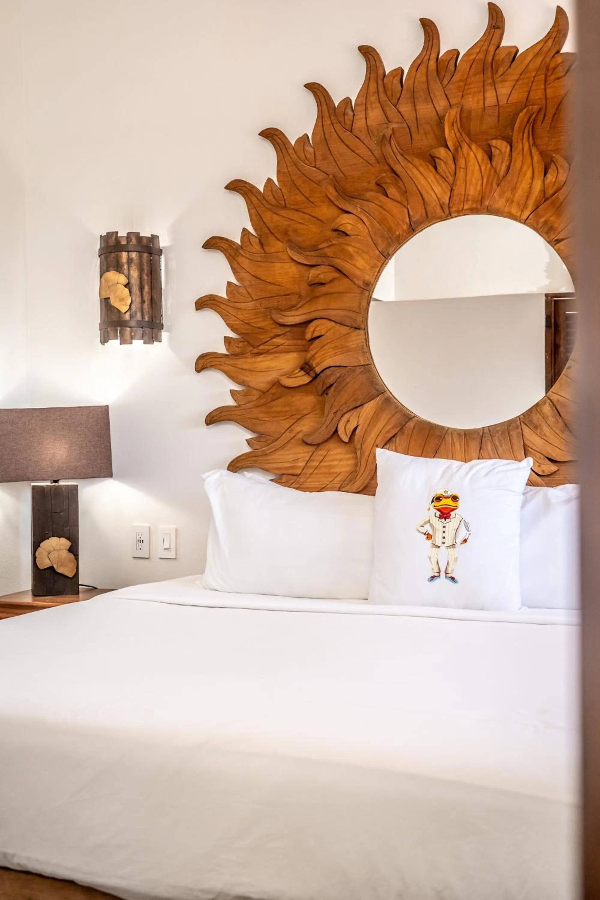 Bed in 5 Frogs Hotel Bucerias