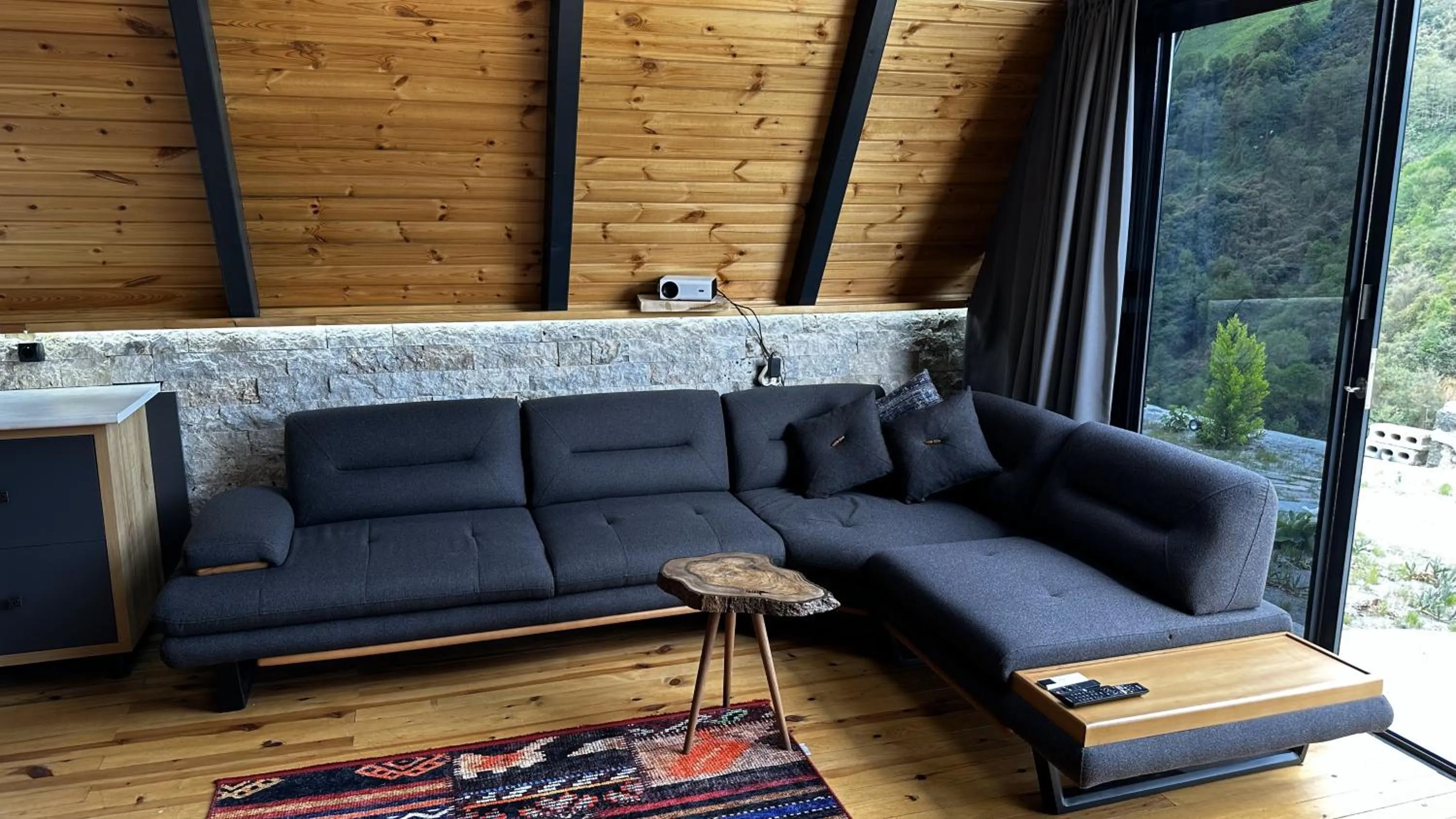 Living room in paradise valley bungalow