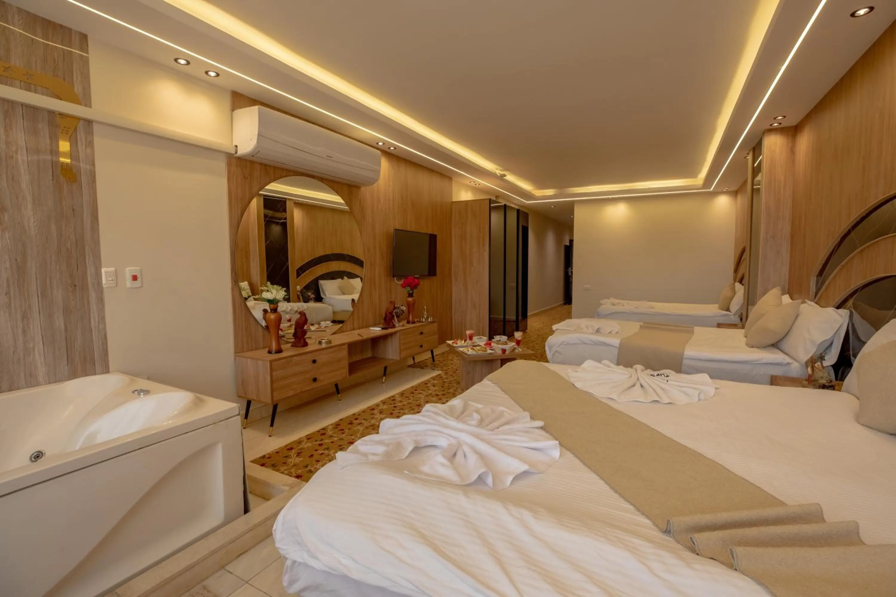 Bedroom, Bed in The Muse Pyramids INN