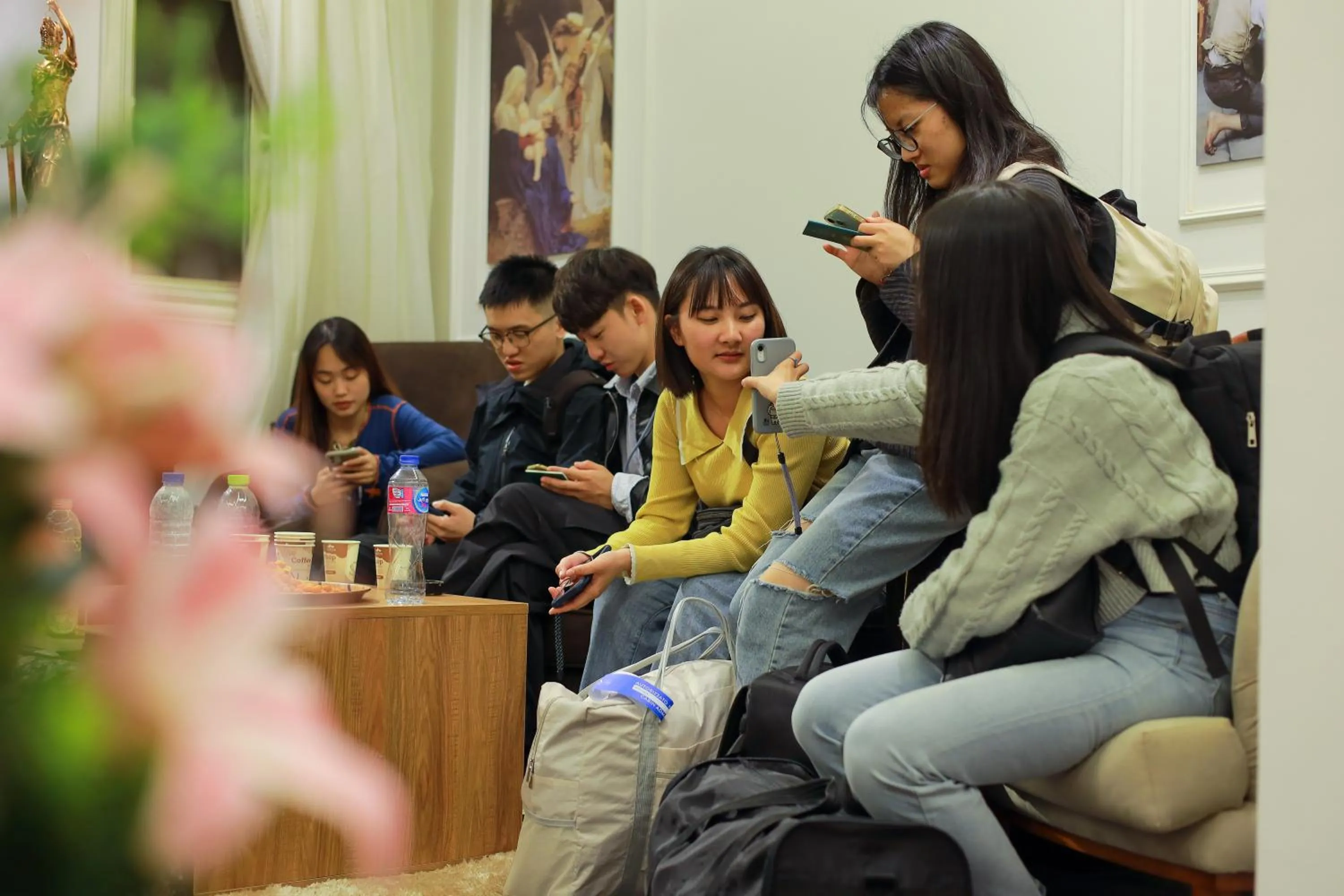 People in The Muse Pyramids INN