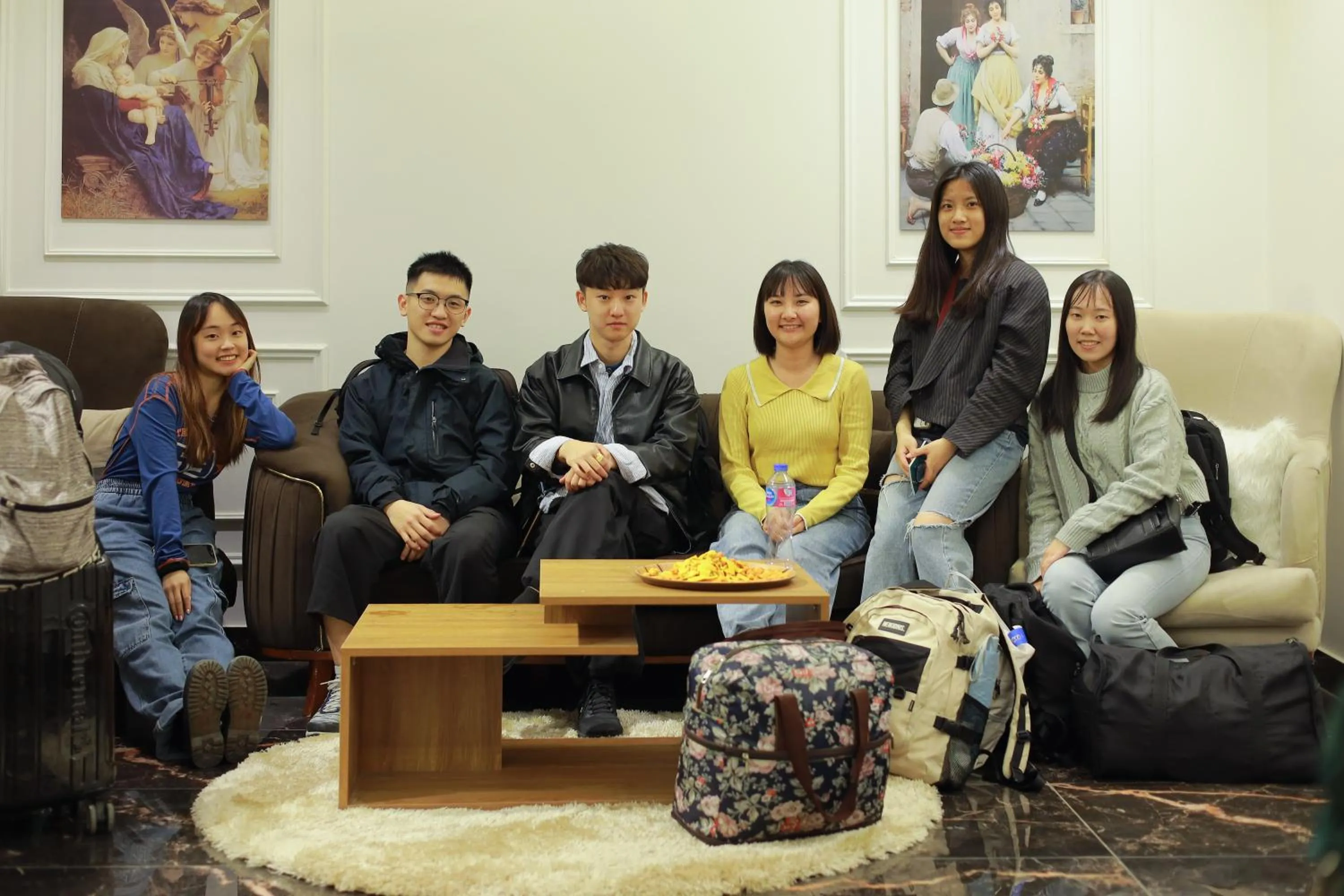 People in The Muse Pyramids INN