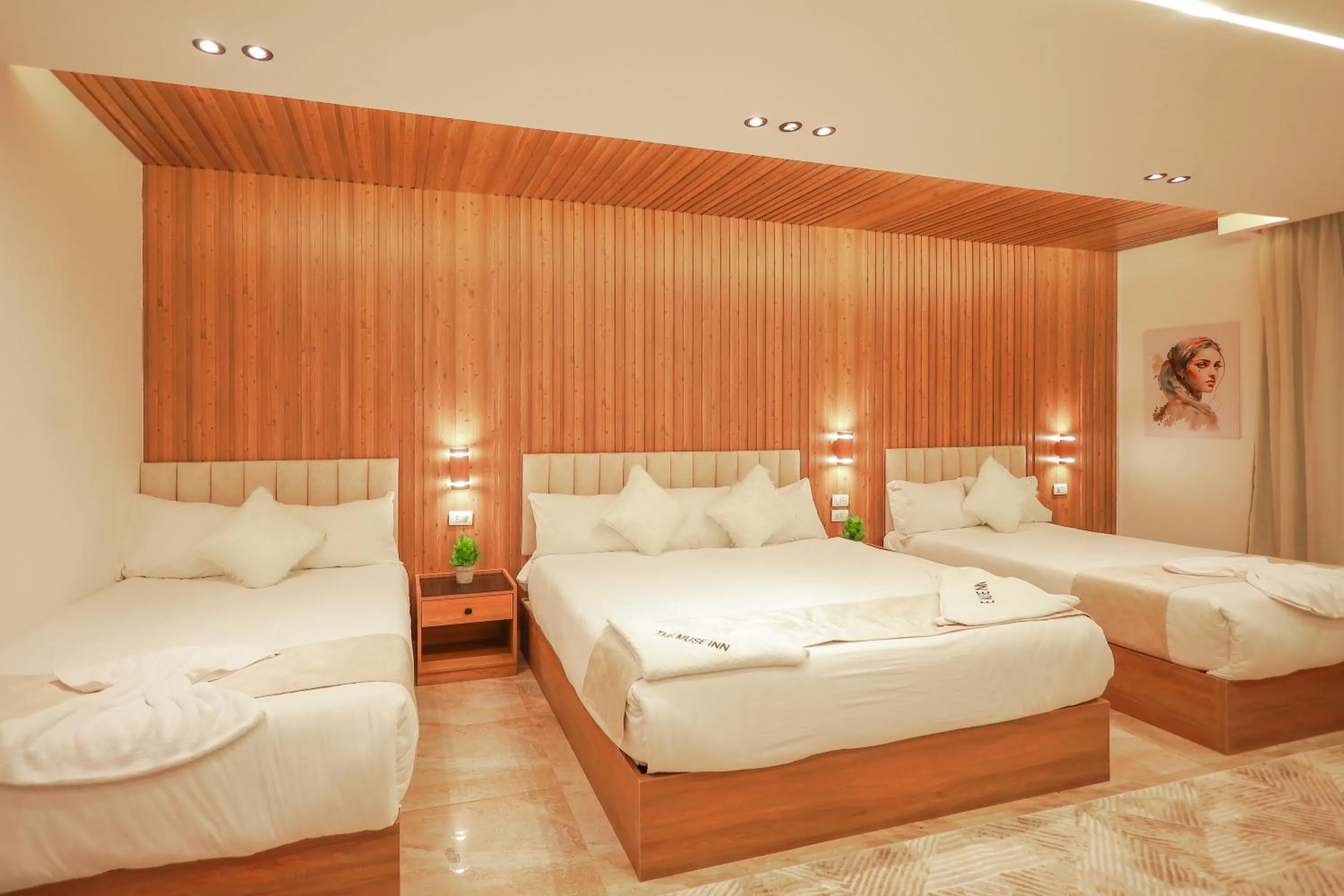 Photo of the whole room, Bed in The Muse Pyramids INN