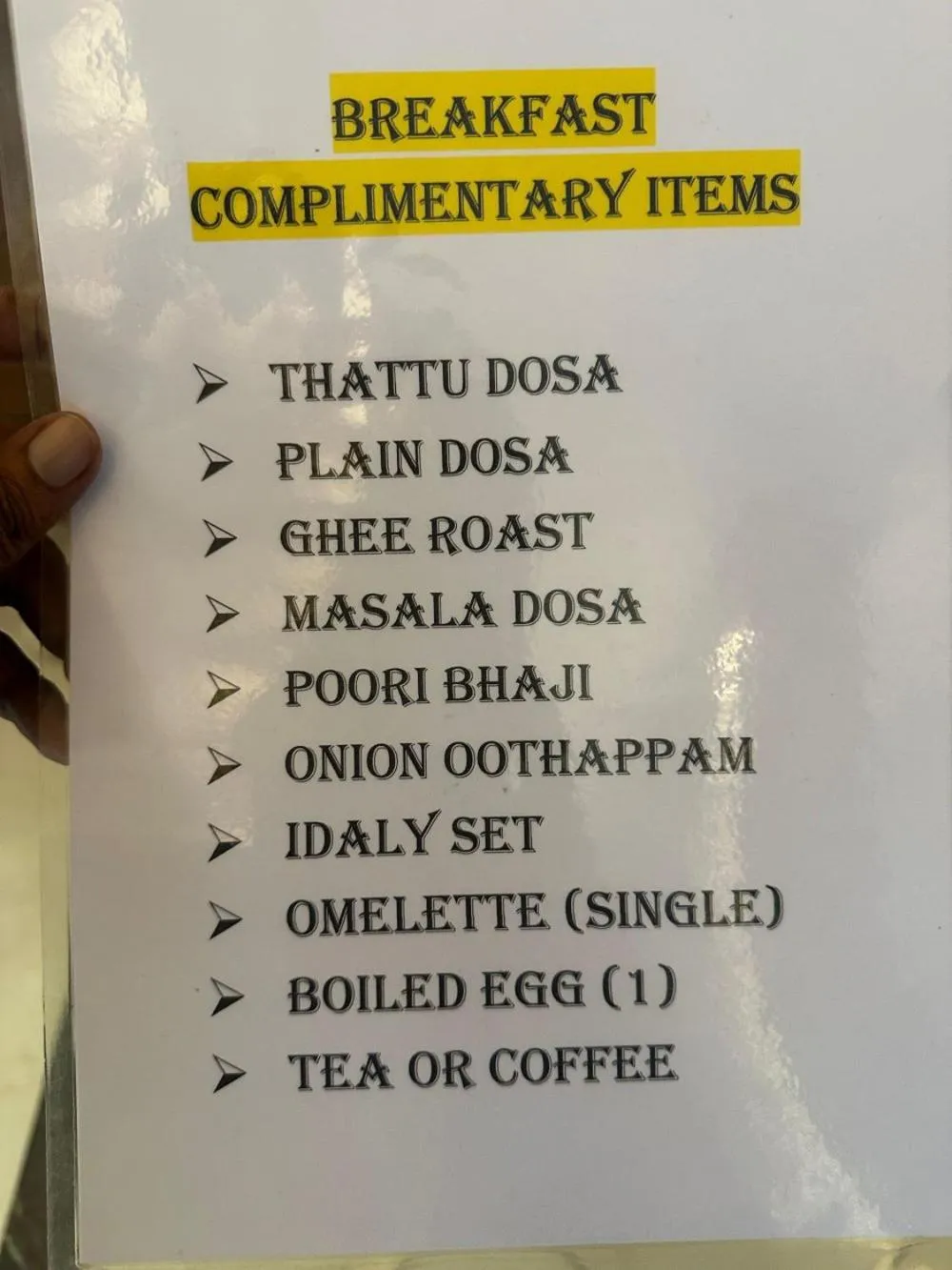 Food in Fortune Hills