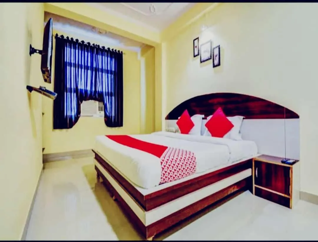 Bed in AK VILAS - BEST BUDGETED HOTEL IN JAIPUR