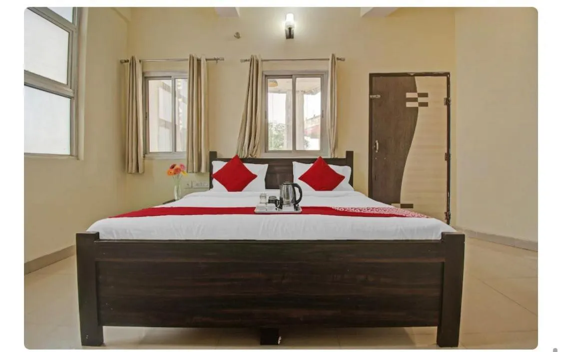 Bed in AK VILAS - BEST BUDGETED HOTEL IN JAIPUR