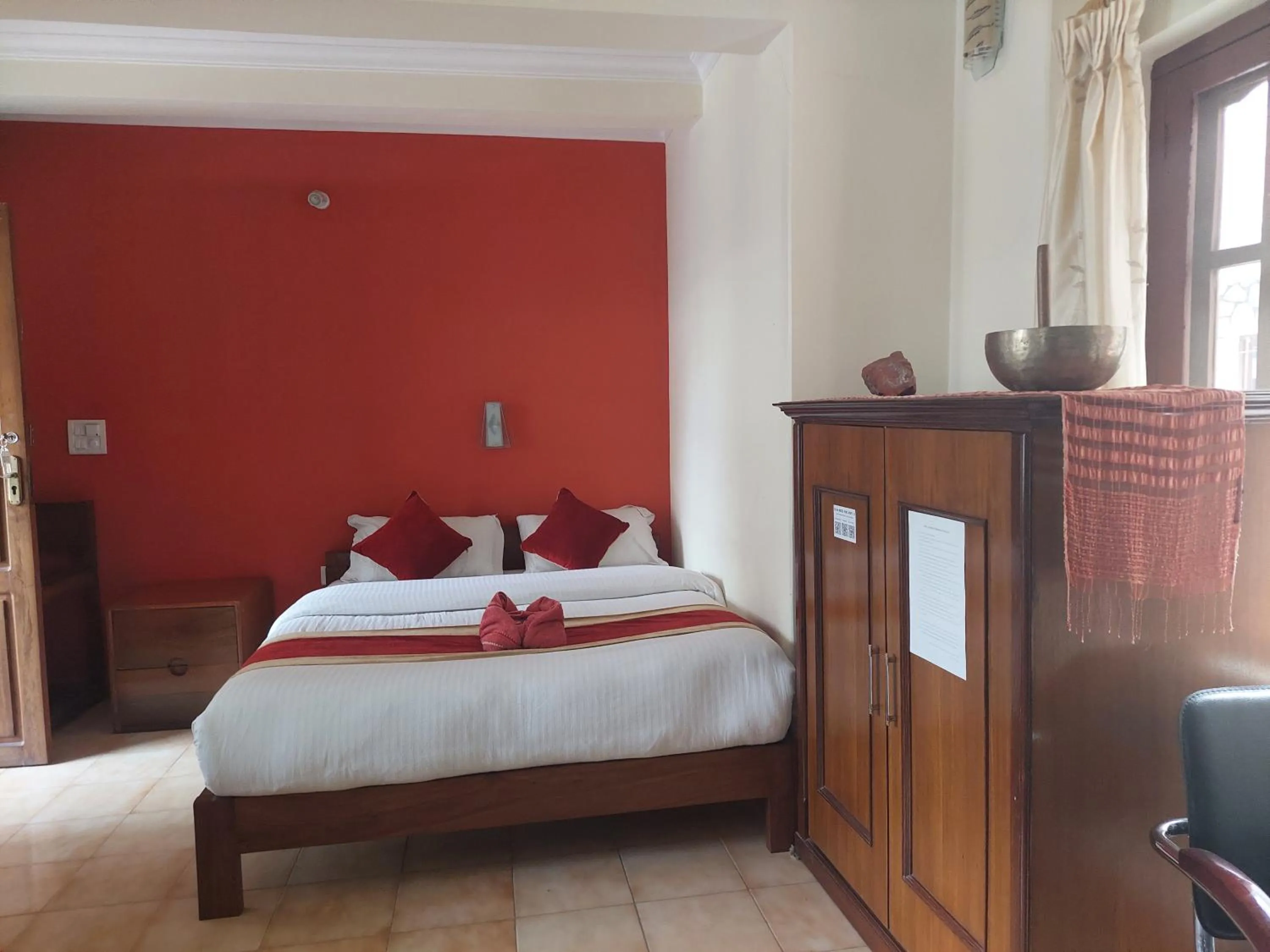 Bed in Blue Planet Lodge & Restaurant