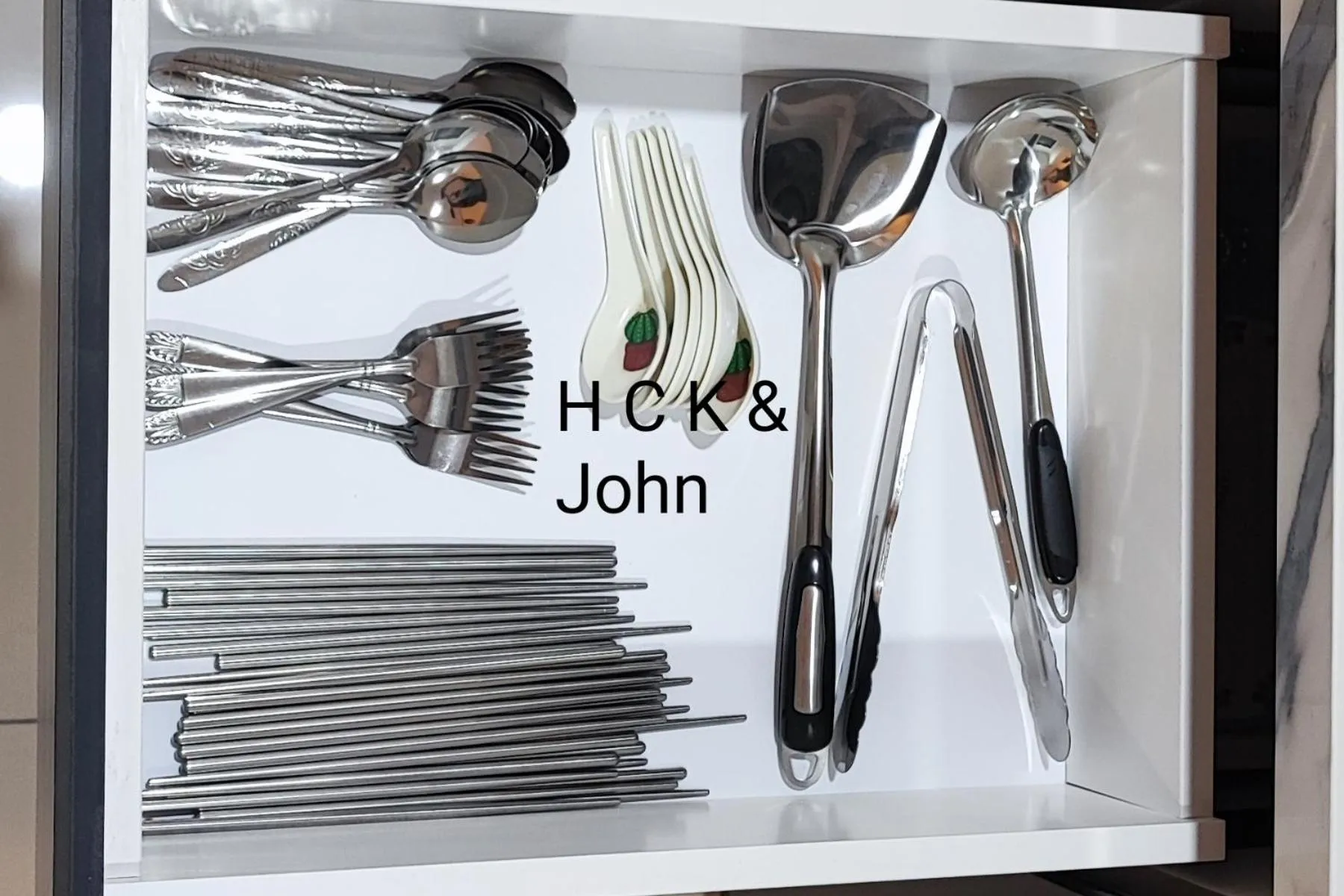 Text overlay in Double Storey Pool at Trio Setia by HCK