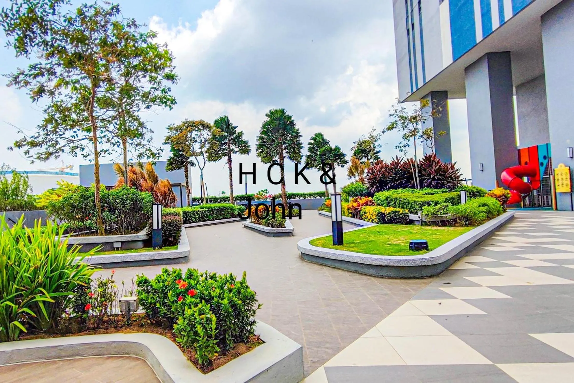 Day in Double Storey Pool at Trio Setia by HCK