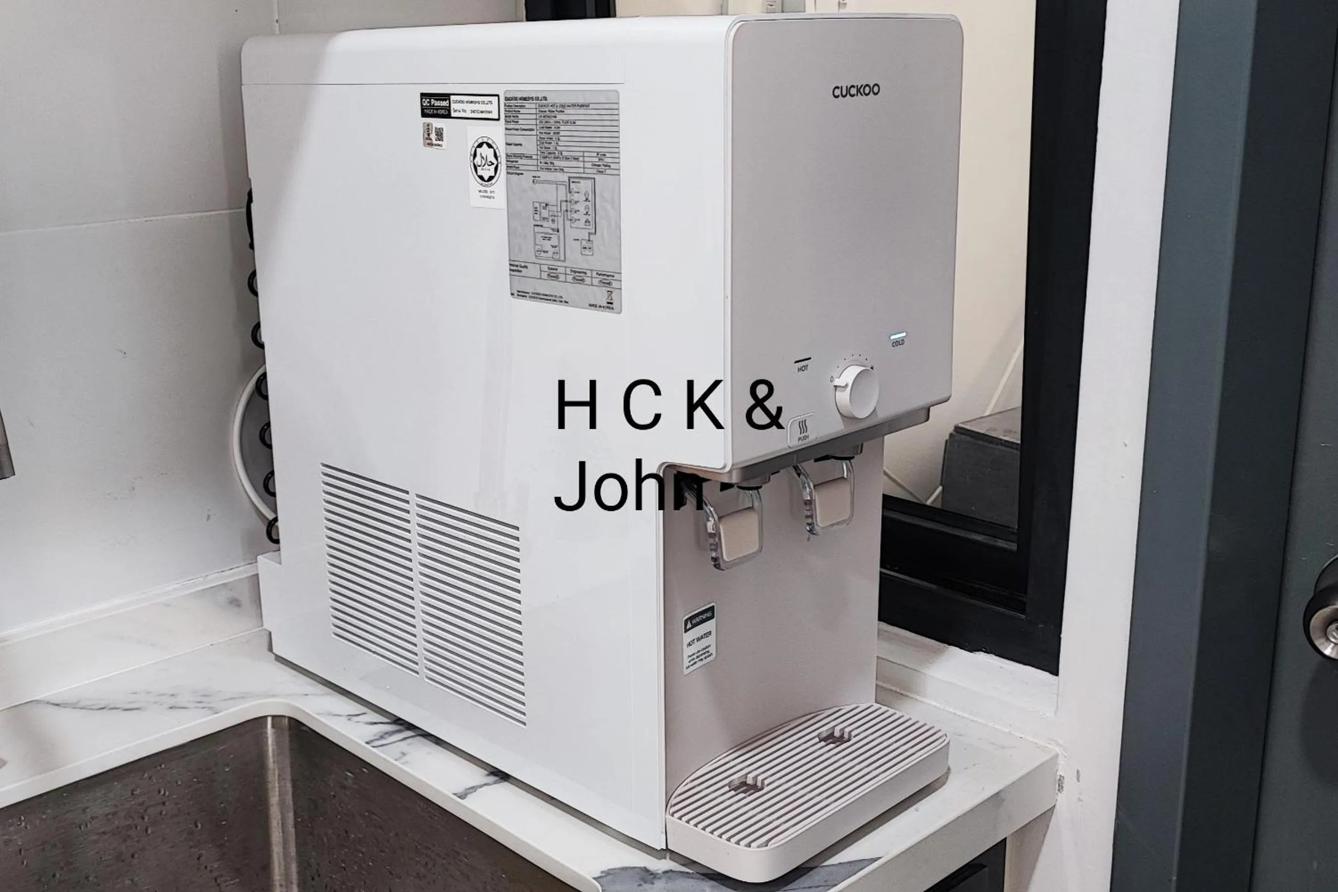 Kitchen or kitchenette in Double Storey Pool at Trio Setia by HCK