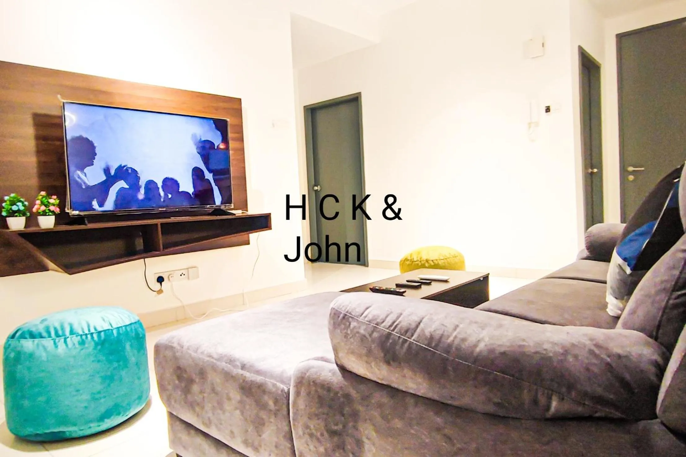 TV and multimedia in Double Storey Pool at Trio Setia by HCK