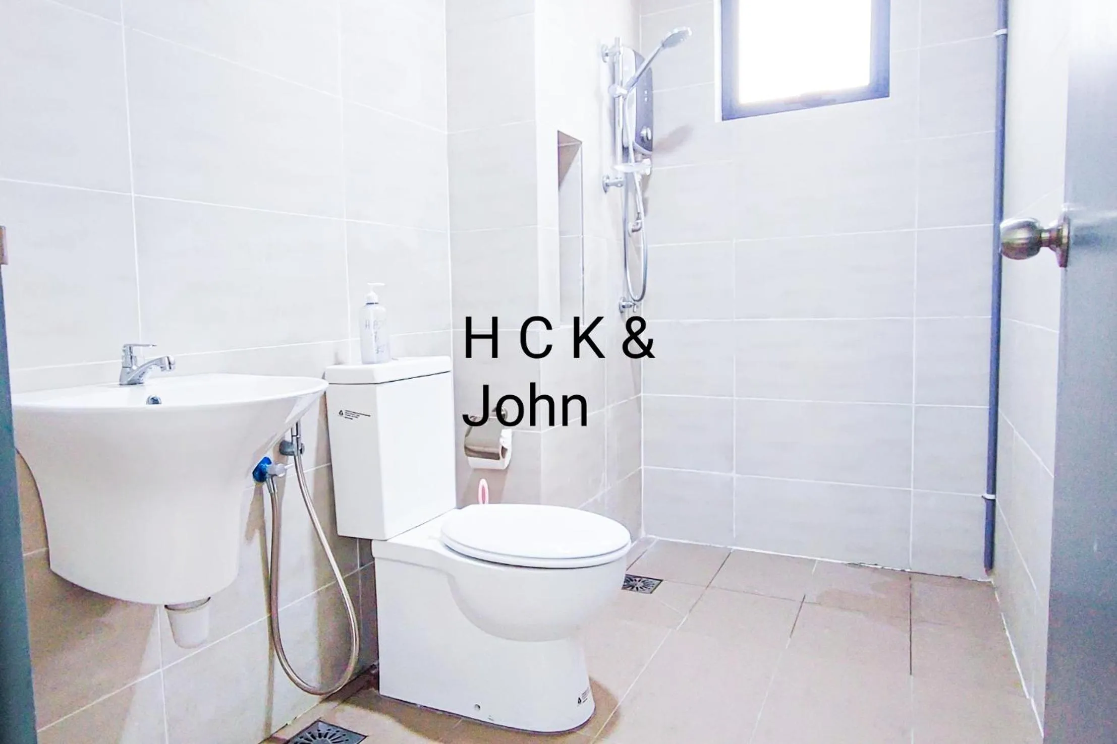 Shower in Double Storey Pool at Trio Setia by HCK