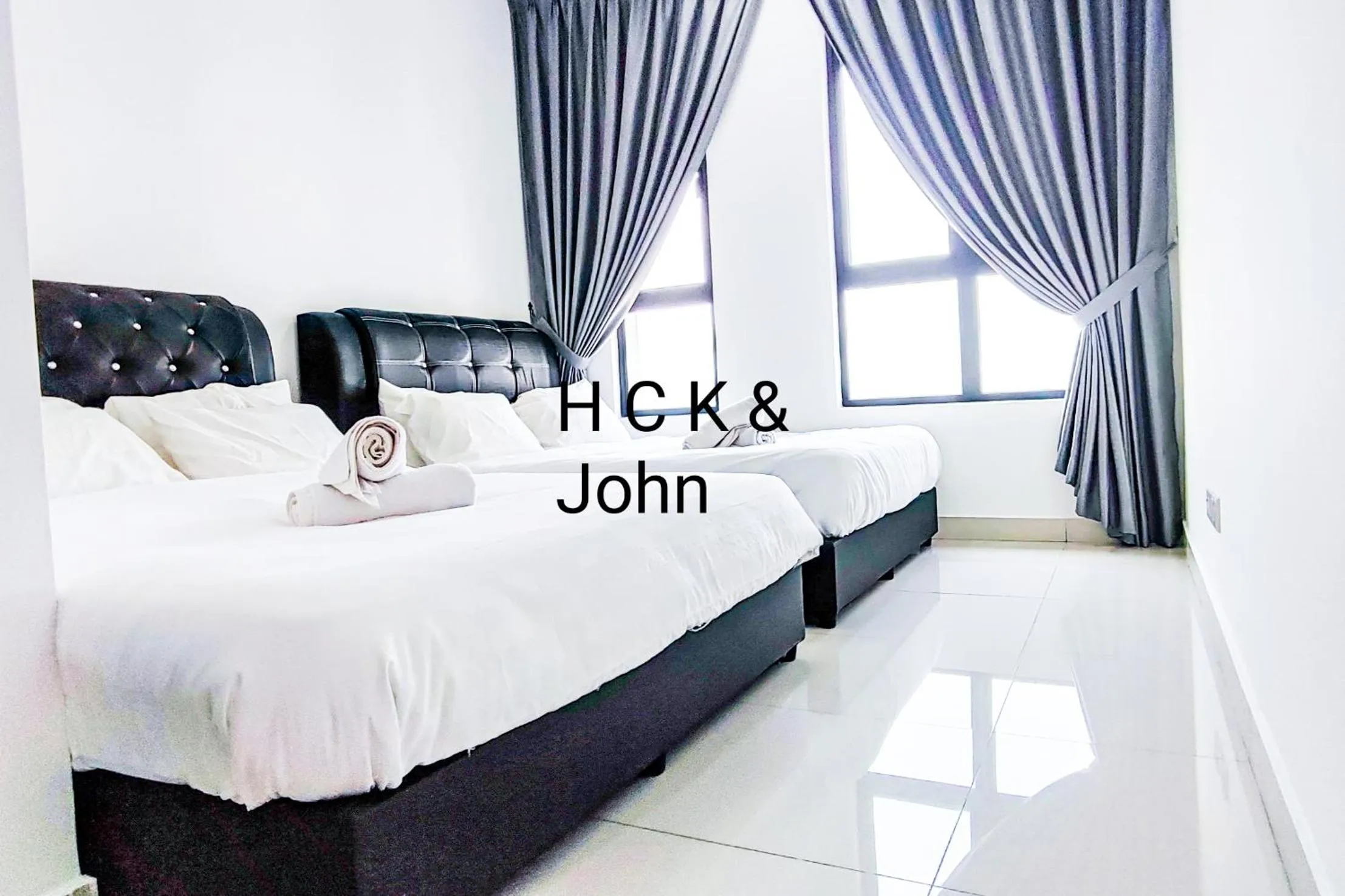 Bed in Double Storey Pool at Trio Setia by HCK