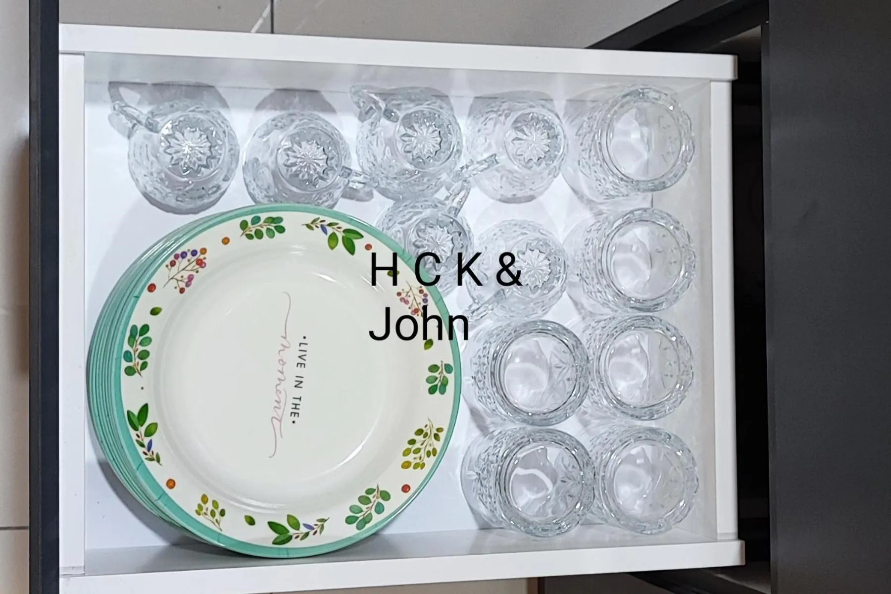 Text overlay in Double Storey Pool at Trio Setia by HCK