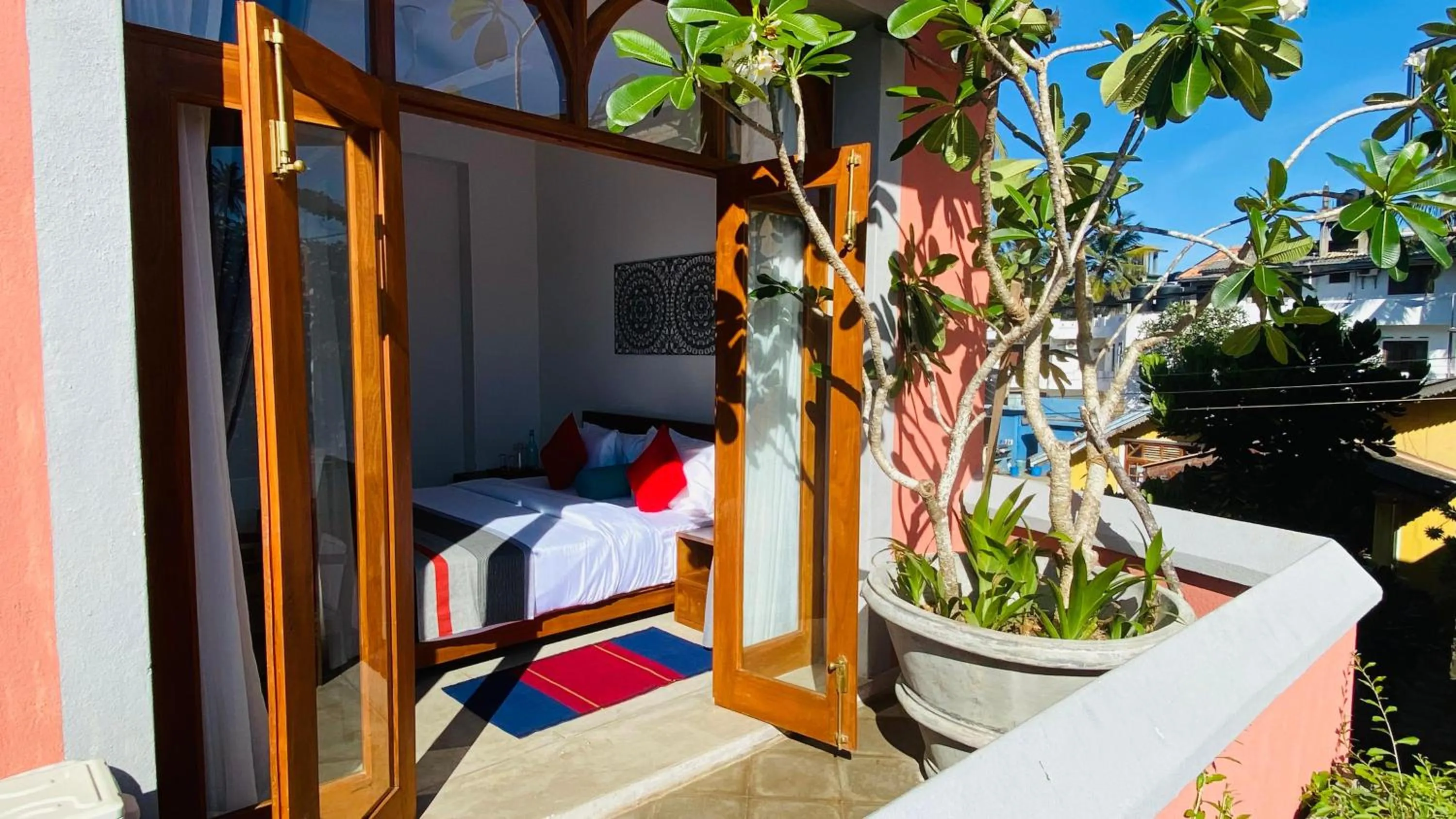 Patio in The Tea Library Hikkaduwa