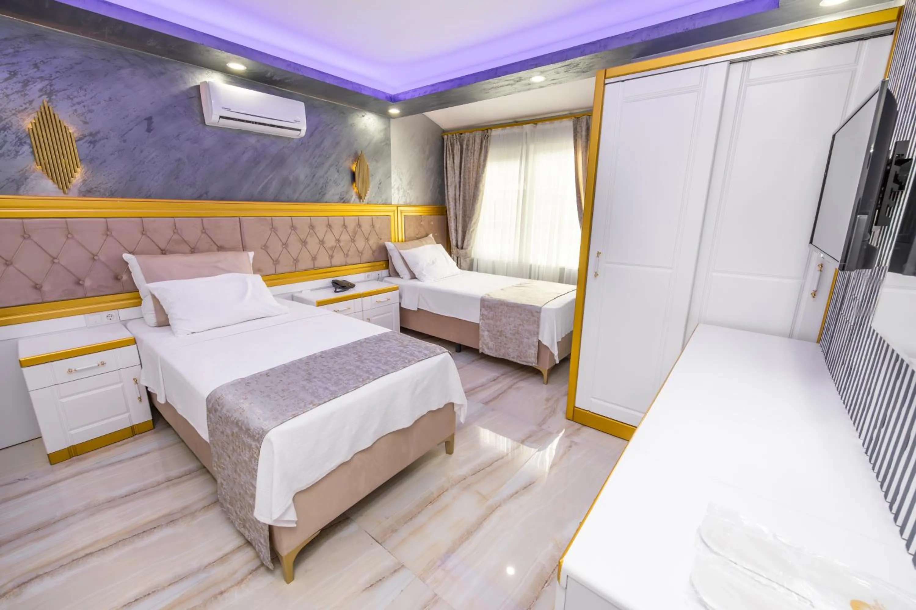 Bed in Cihan Bey Otel Belek