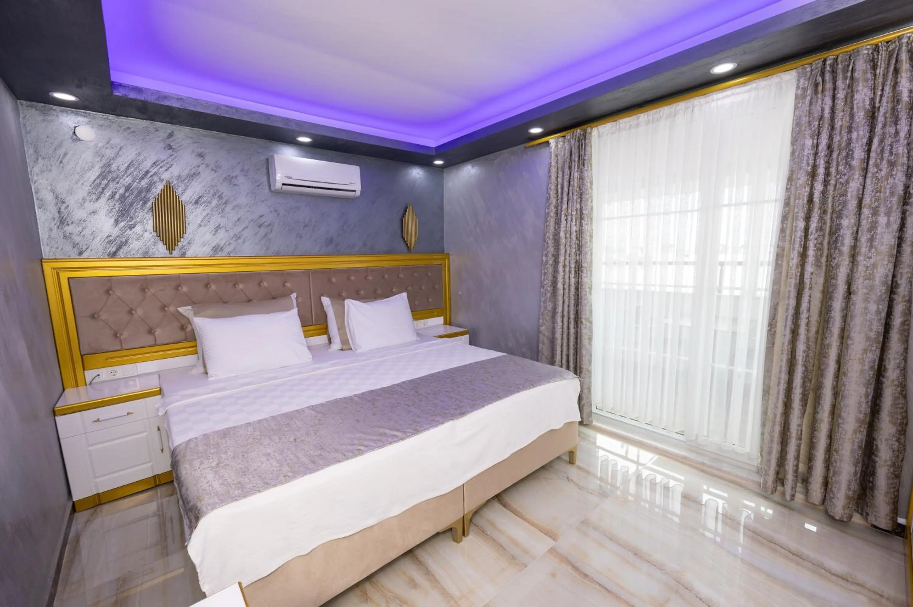 Bed in Cihan Bey Otel Belek