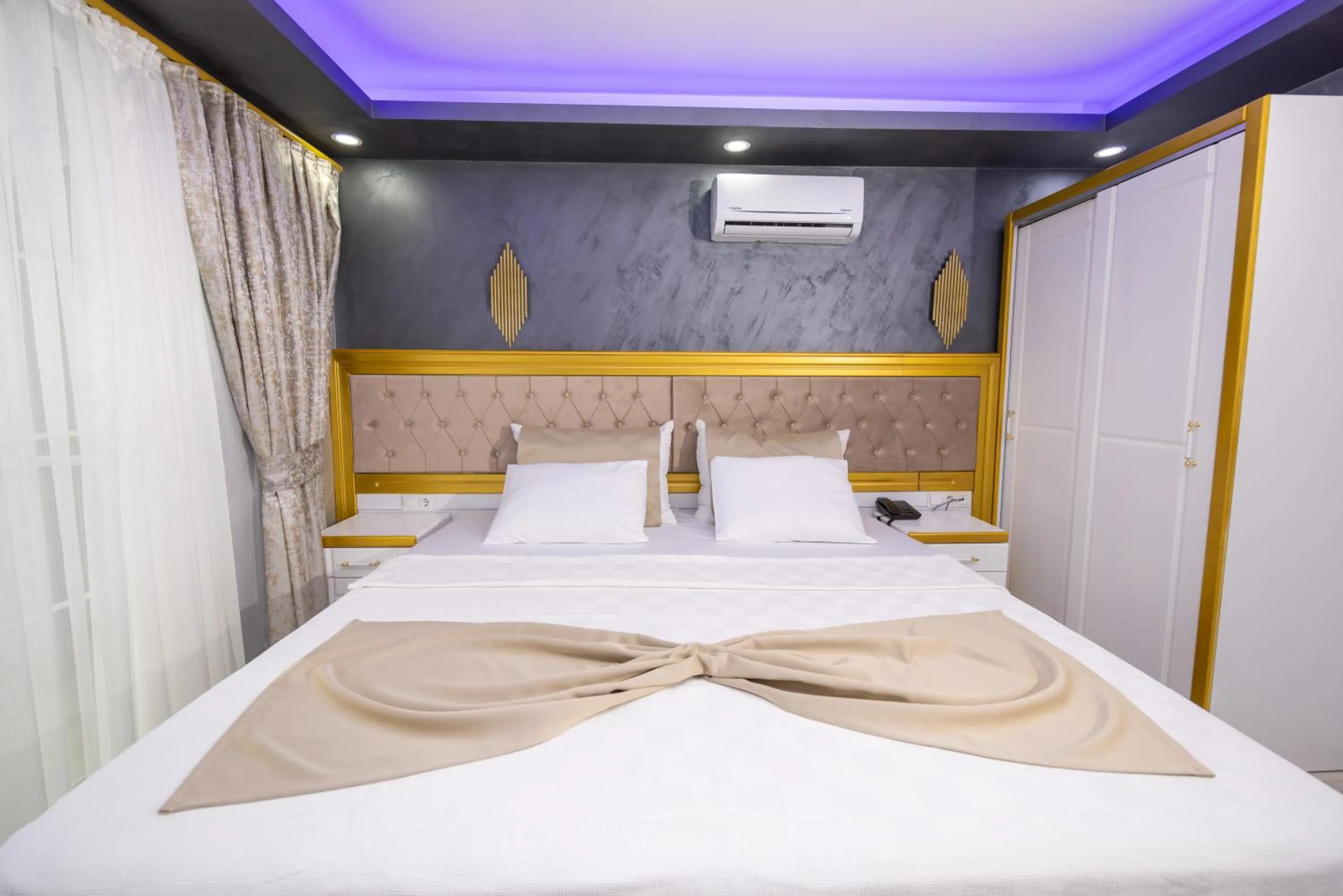 Bed in Cihan Bey Otel Belek