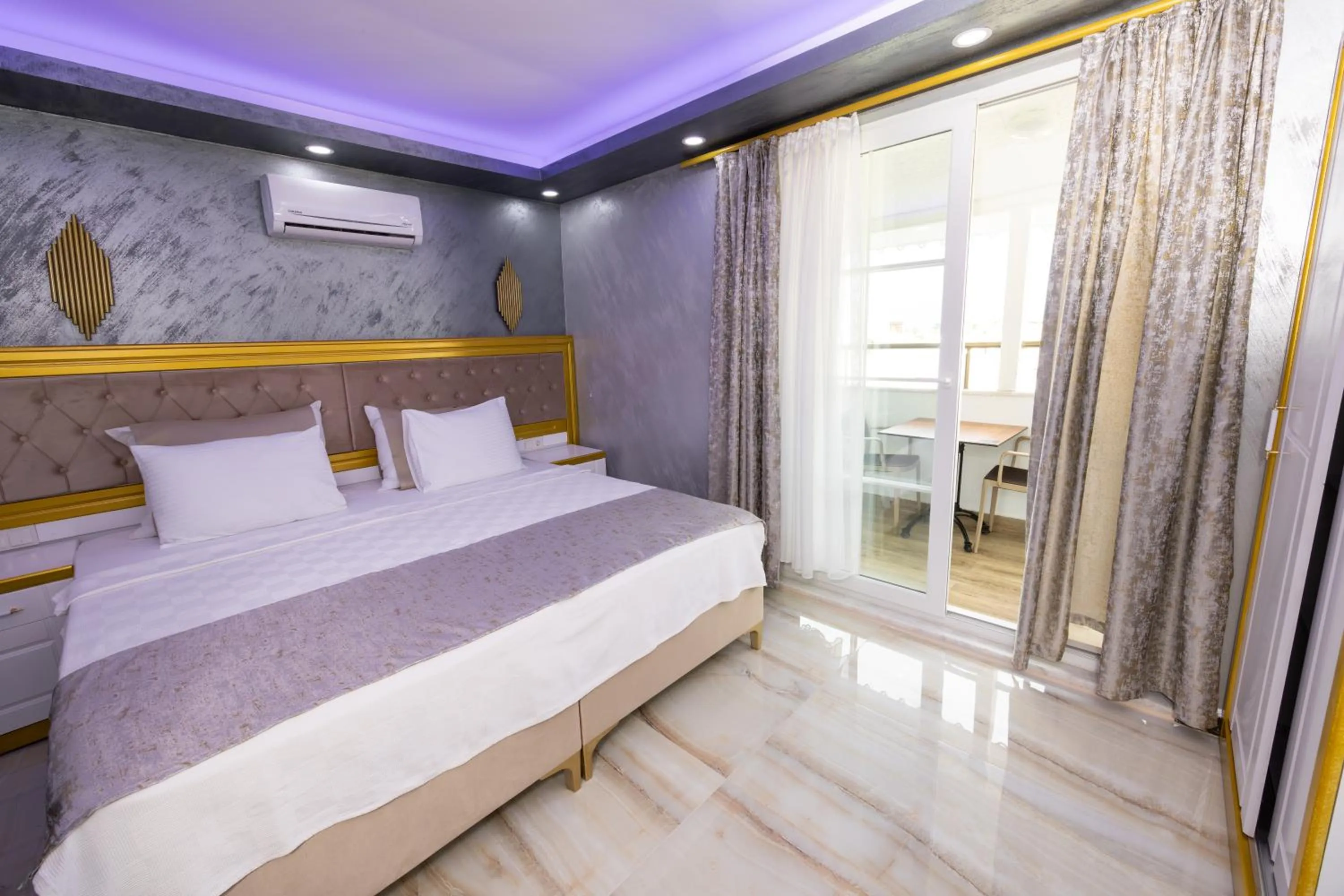 Bed in Cihan Bey Otel Belek