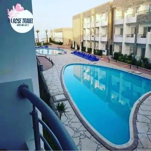 Pool view in Cecelia Resort Challet