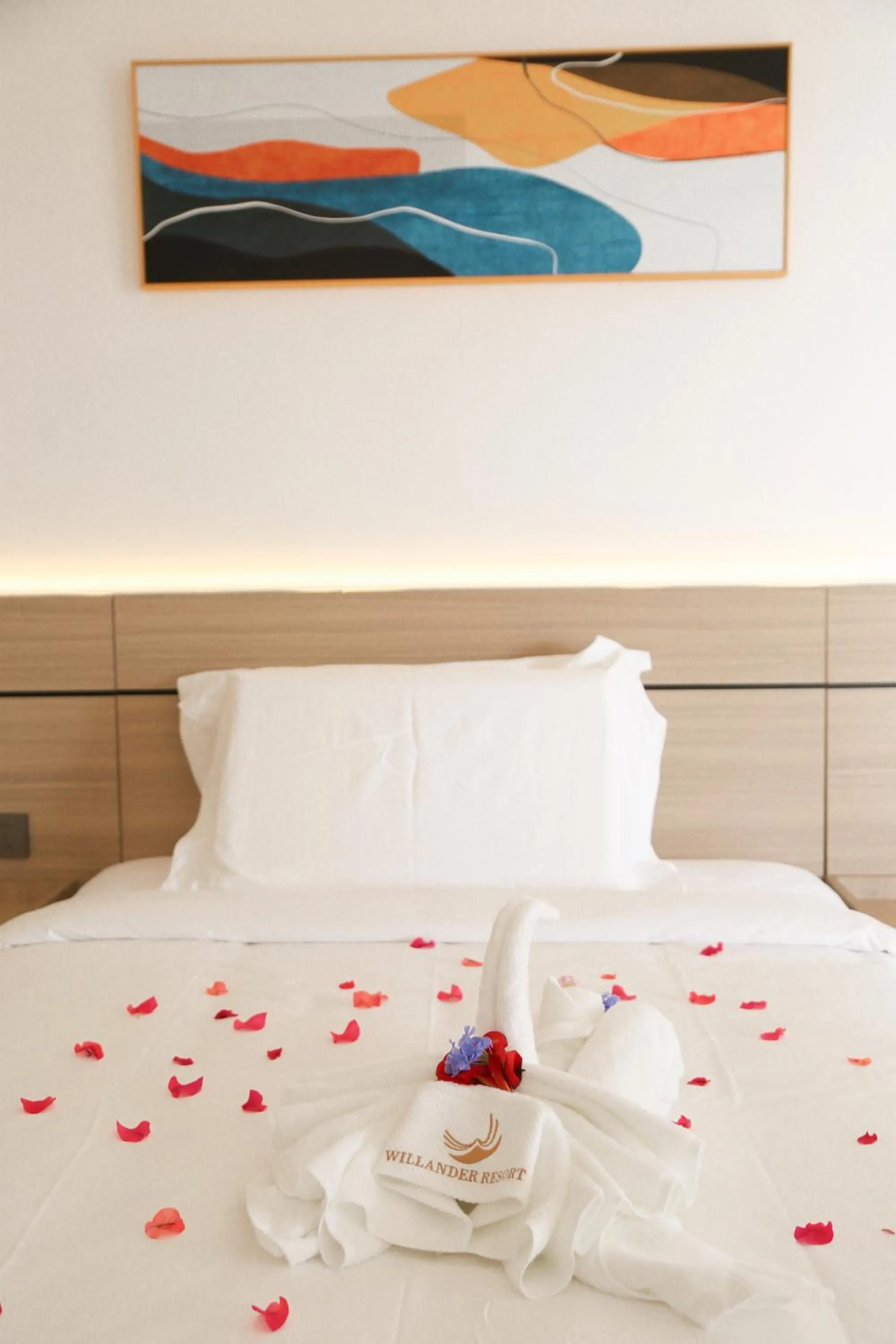 Bed in Willander Resort