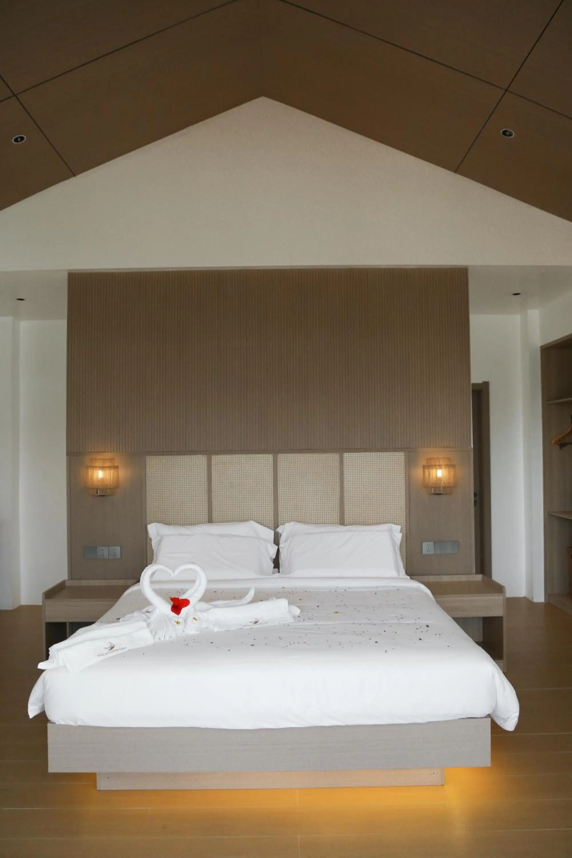Bed in Willander Resort