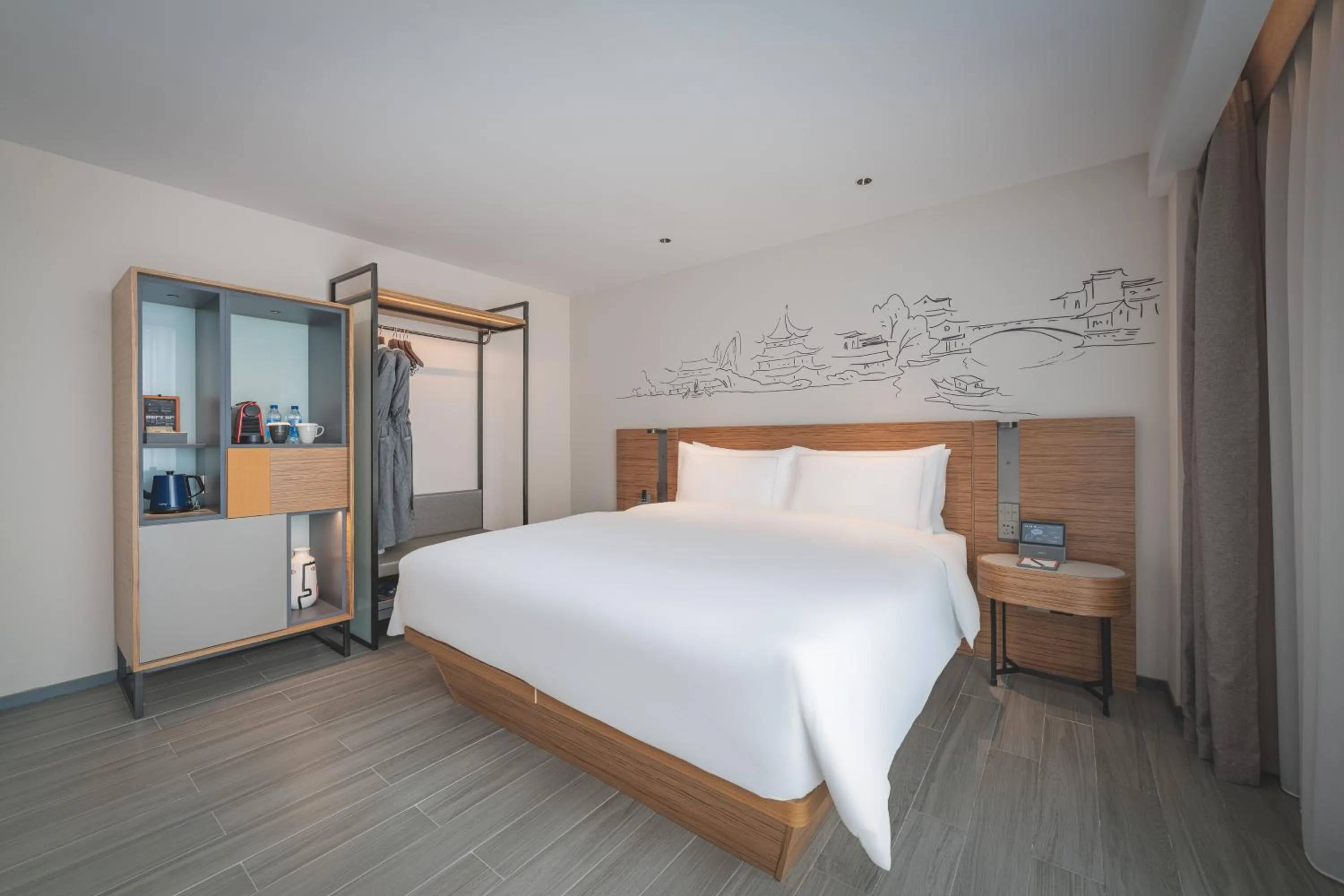 Bed in UrCove by HYATT Nanjing Downtown