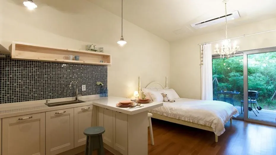 Bed in Ensoi Pension