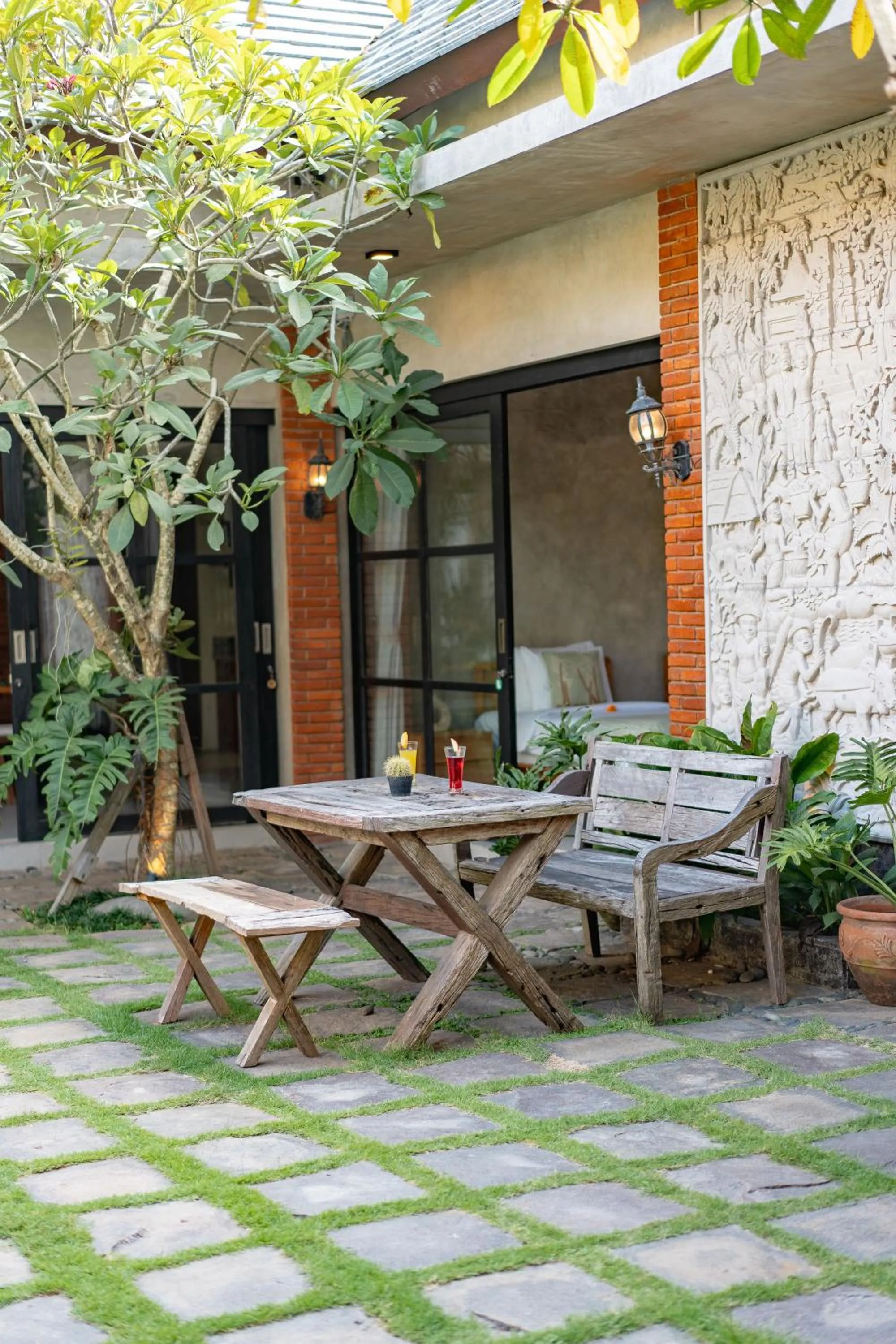 Decorative detail in Villa Jonsu Uluwatu by Nagisa Bali