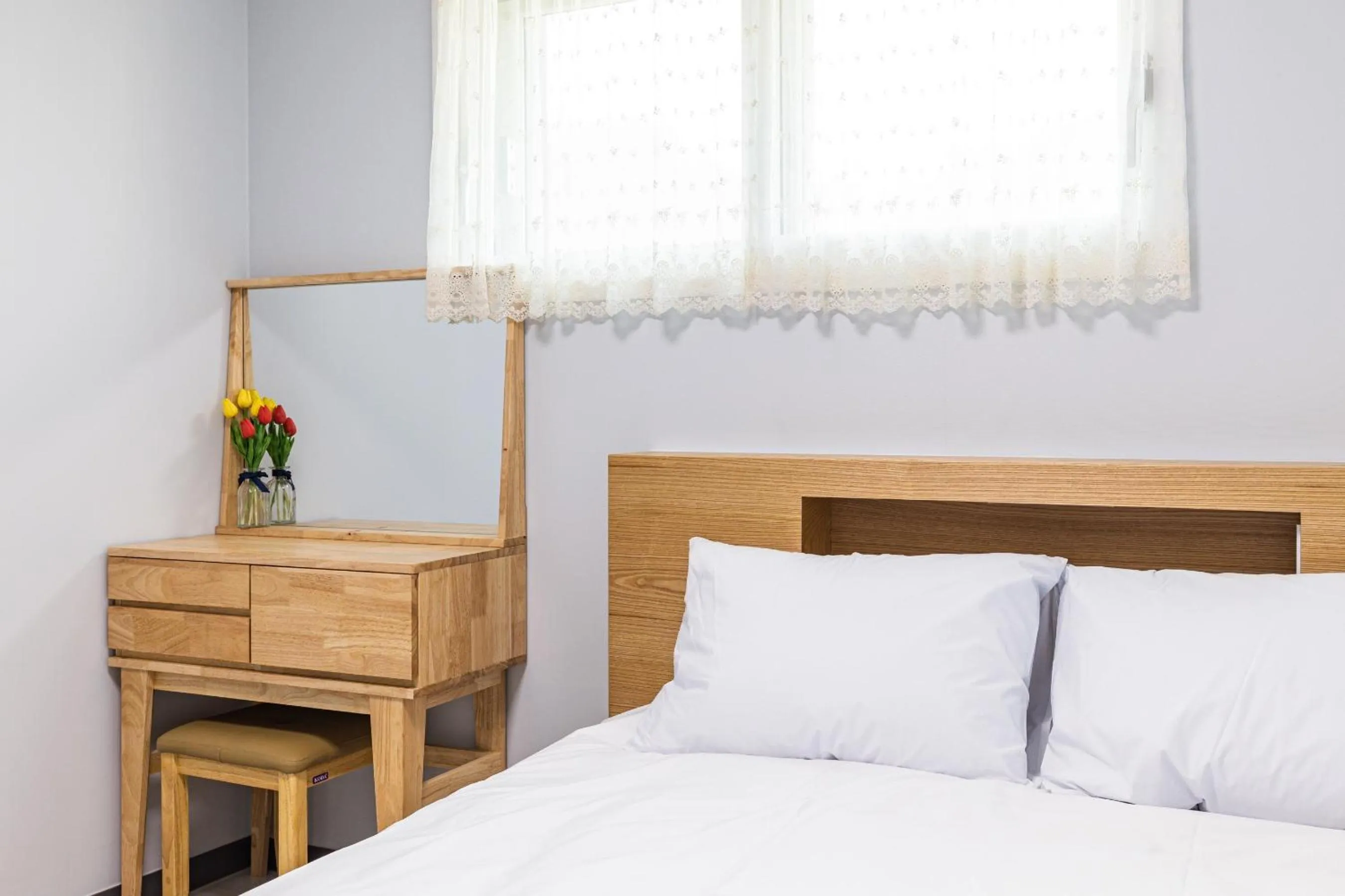 Bed in Gapyeong Meegasheel Family Pension